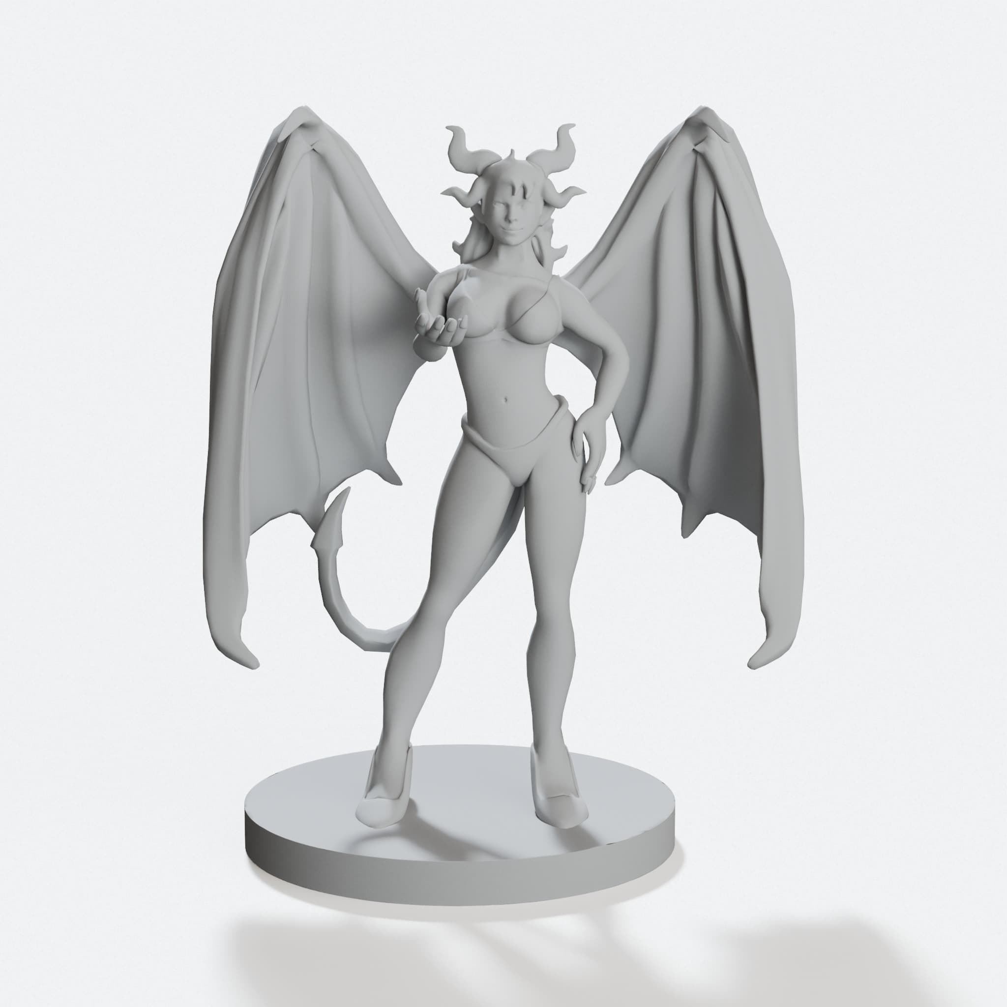 Succubus and Incubus 3D Printed Miniatures
