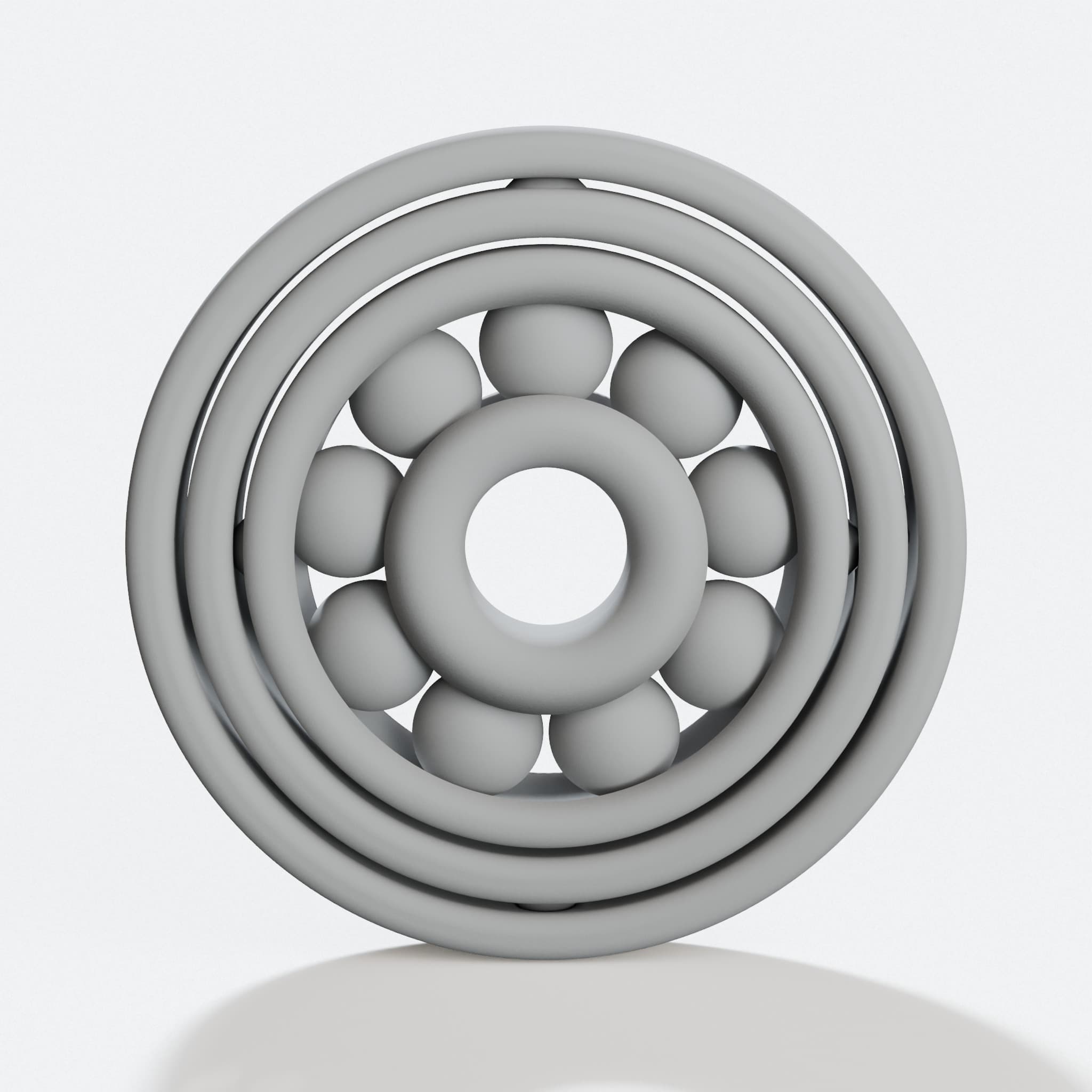 Fidget Three Gyroscope Cube - 3D Printed Toy STL File