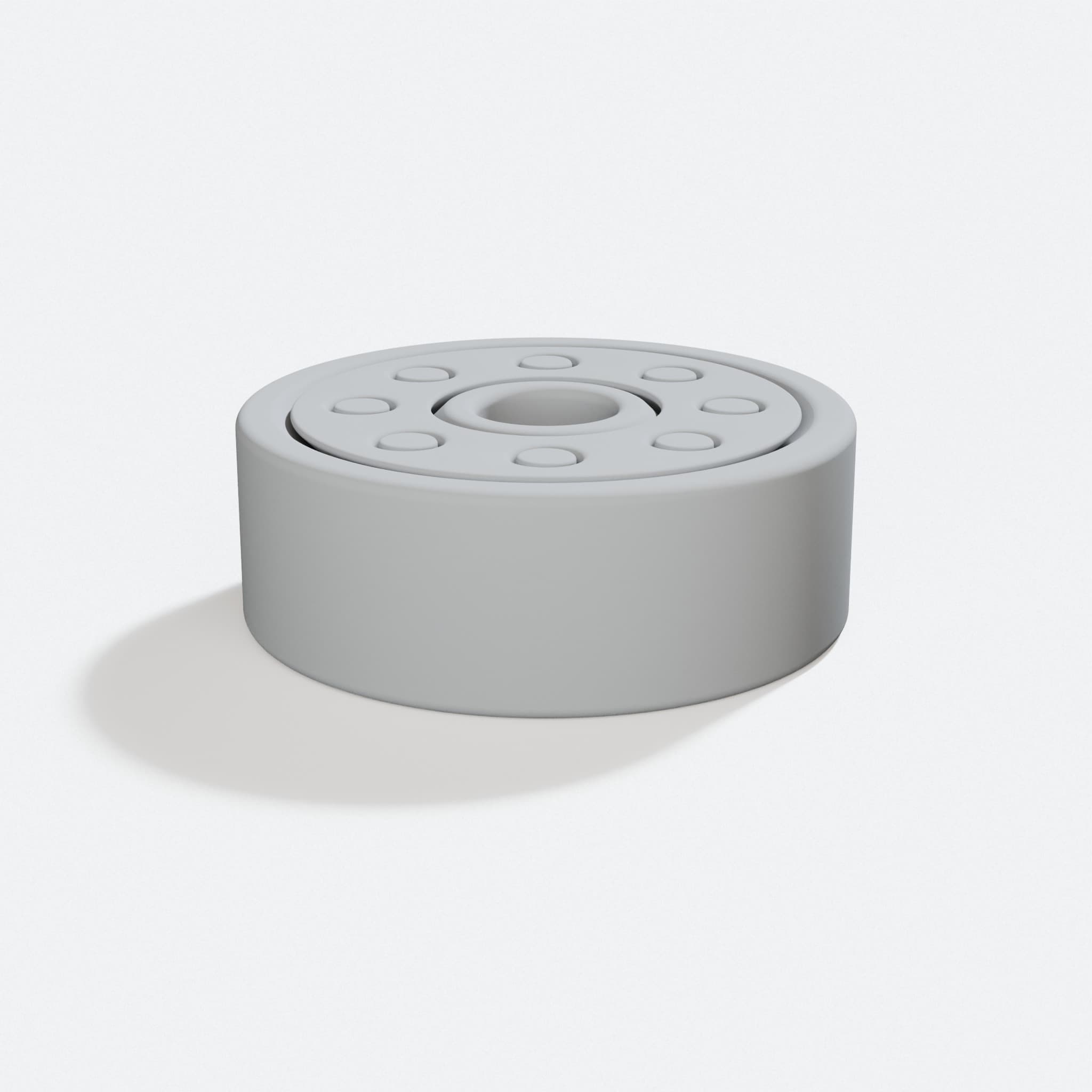 3D Printed Caged Ball Bearing, Print in Place