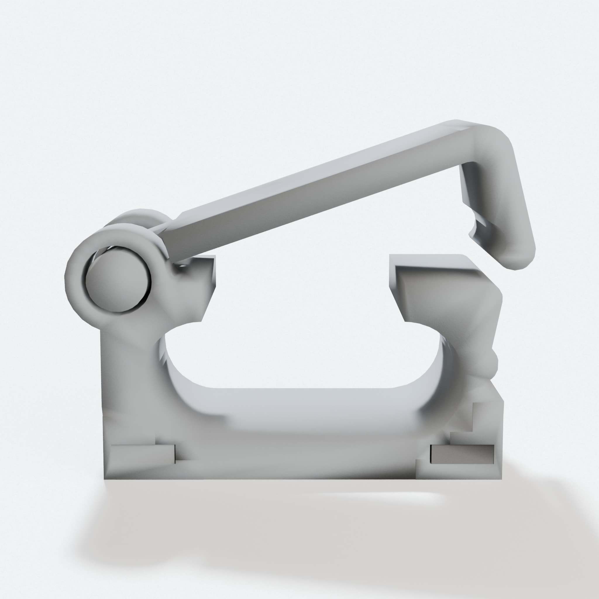 Cable Organizer Clip with Zip Tie Channels