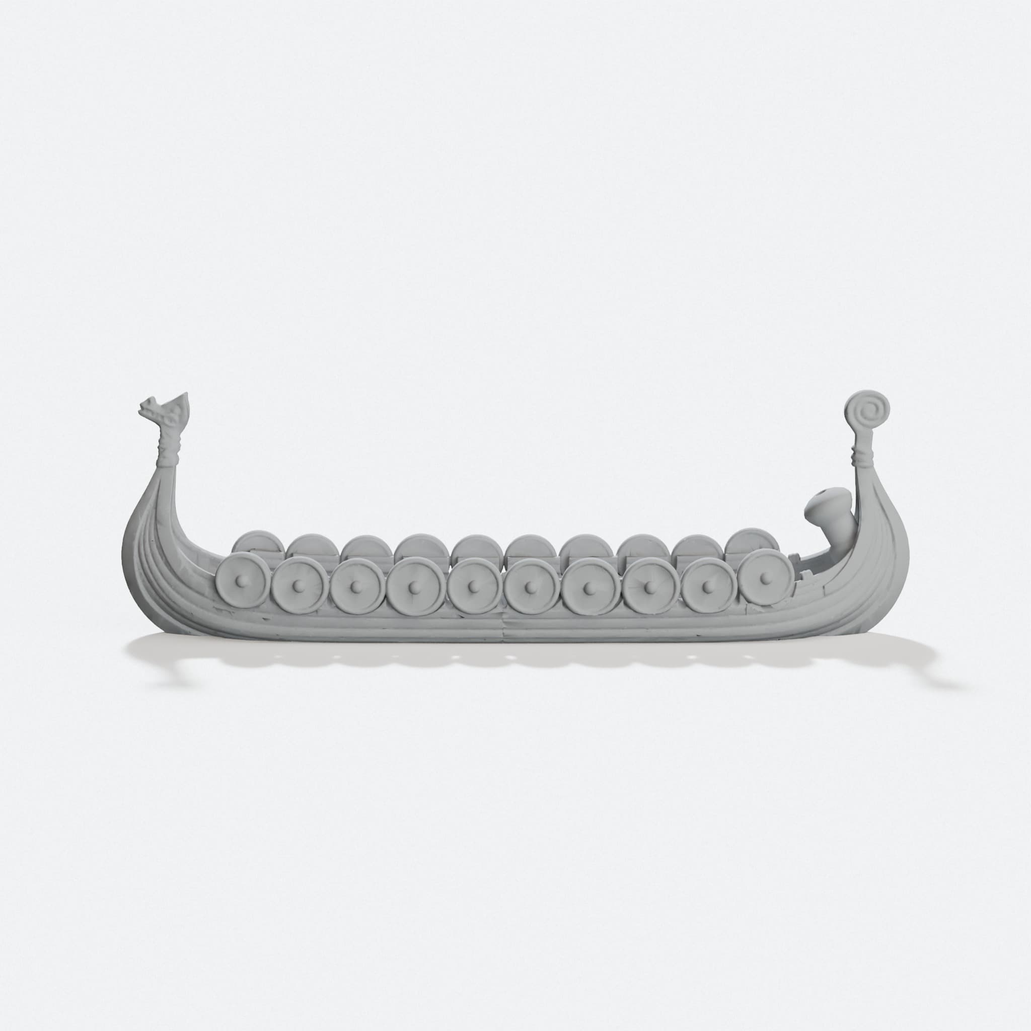 3D Printed Viking Incense Ship Home Decor