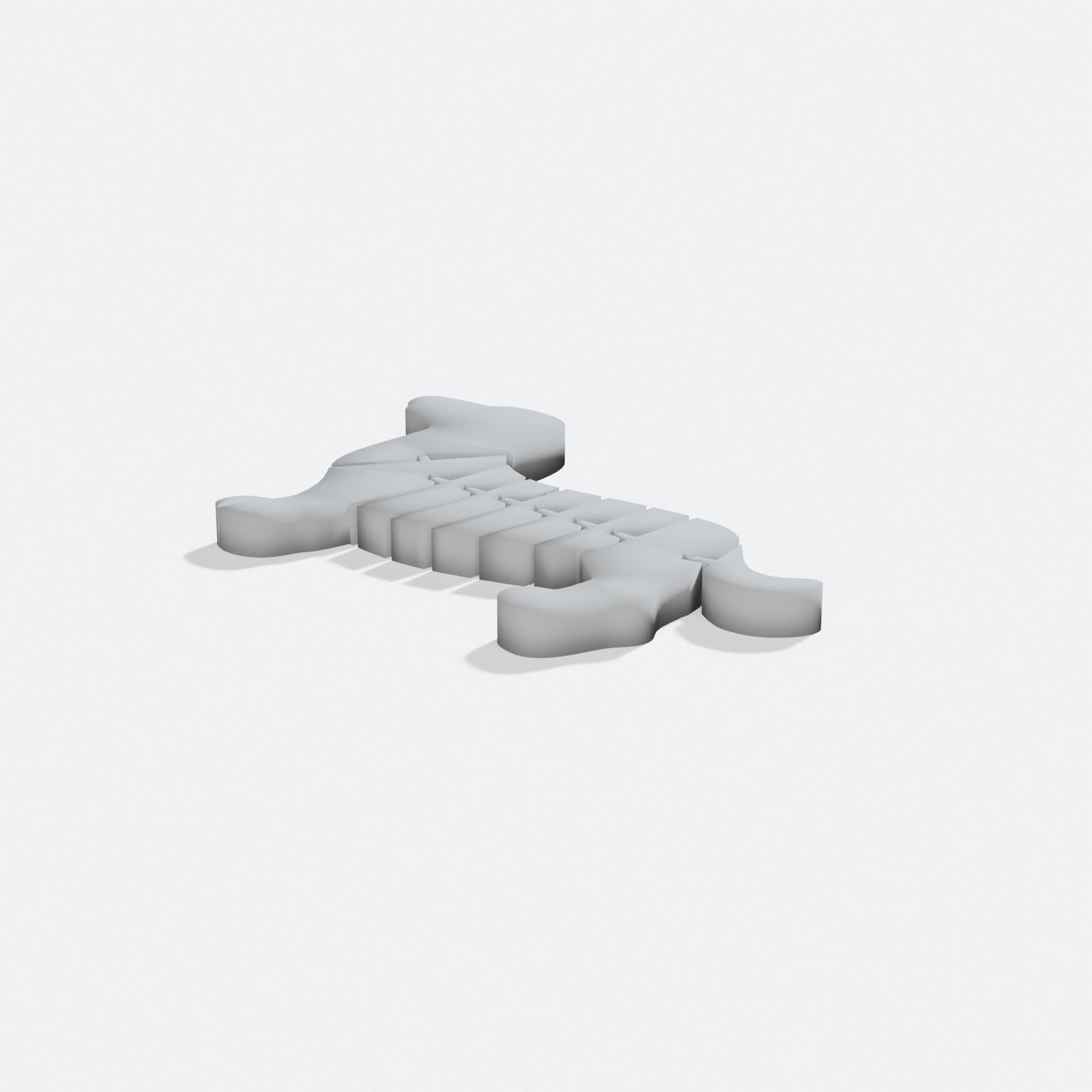 Articulated Dachshund 3D Printed Toy