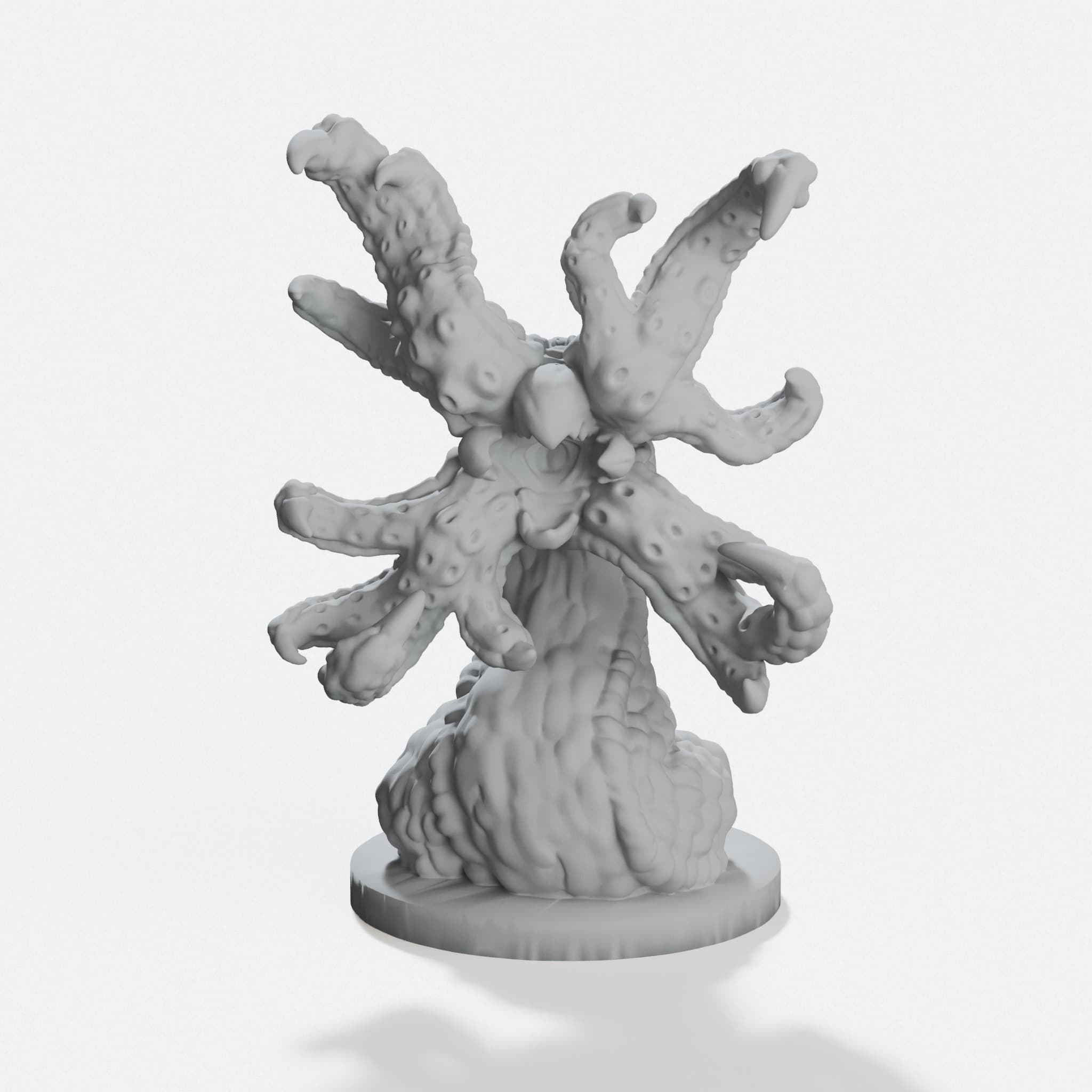 Grick Tentacle Monster Miniature, D&D Tabletop Figure