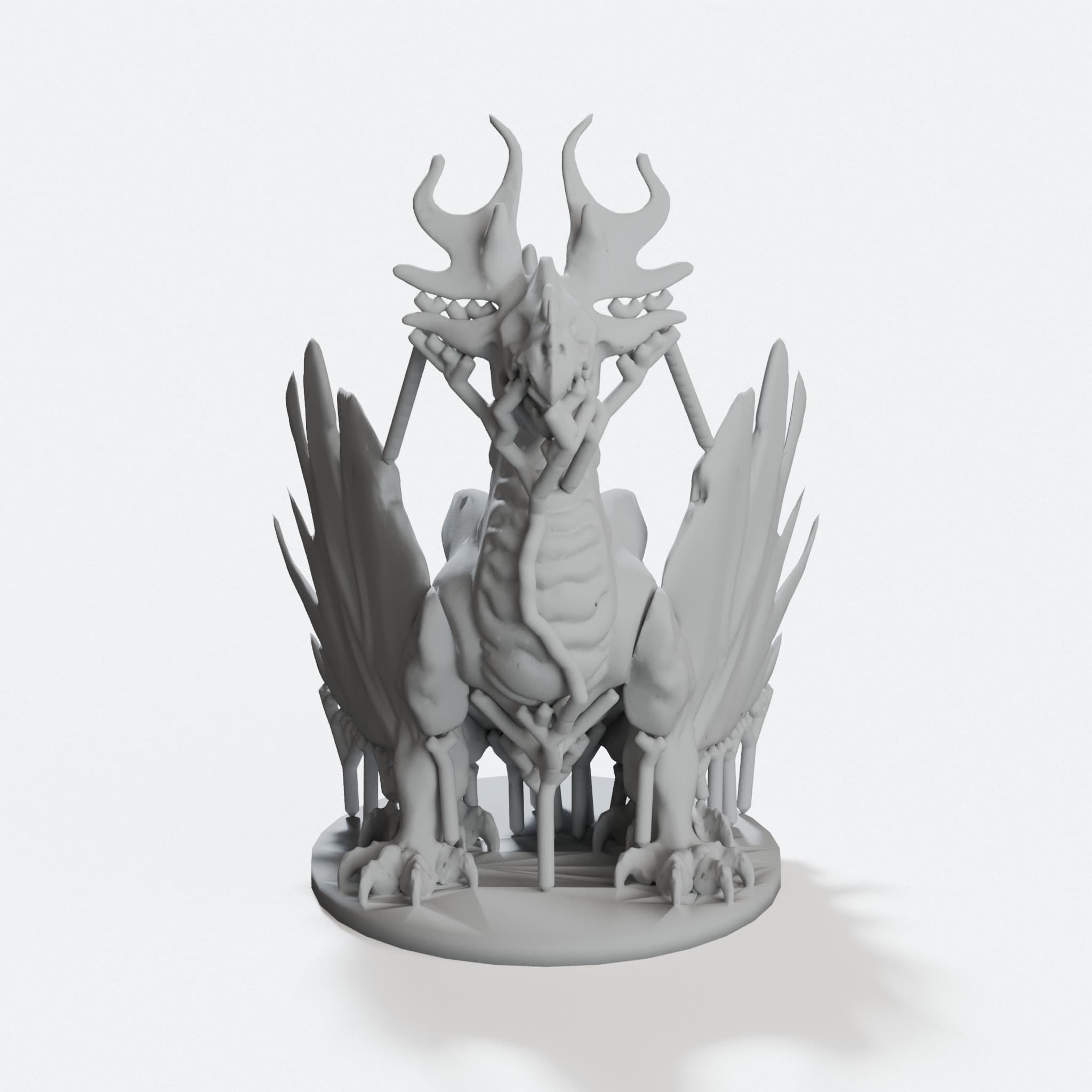 Forest Dragon 3D Printed Toy, No Support Needed