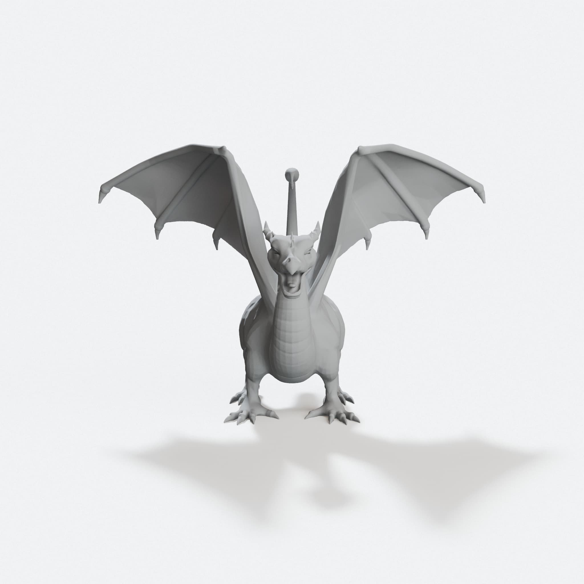 Dragon 3D Printable Toy Figurine