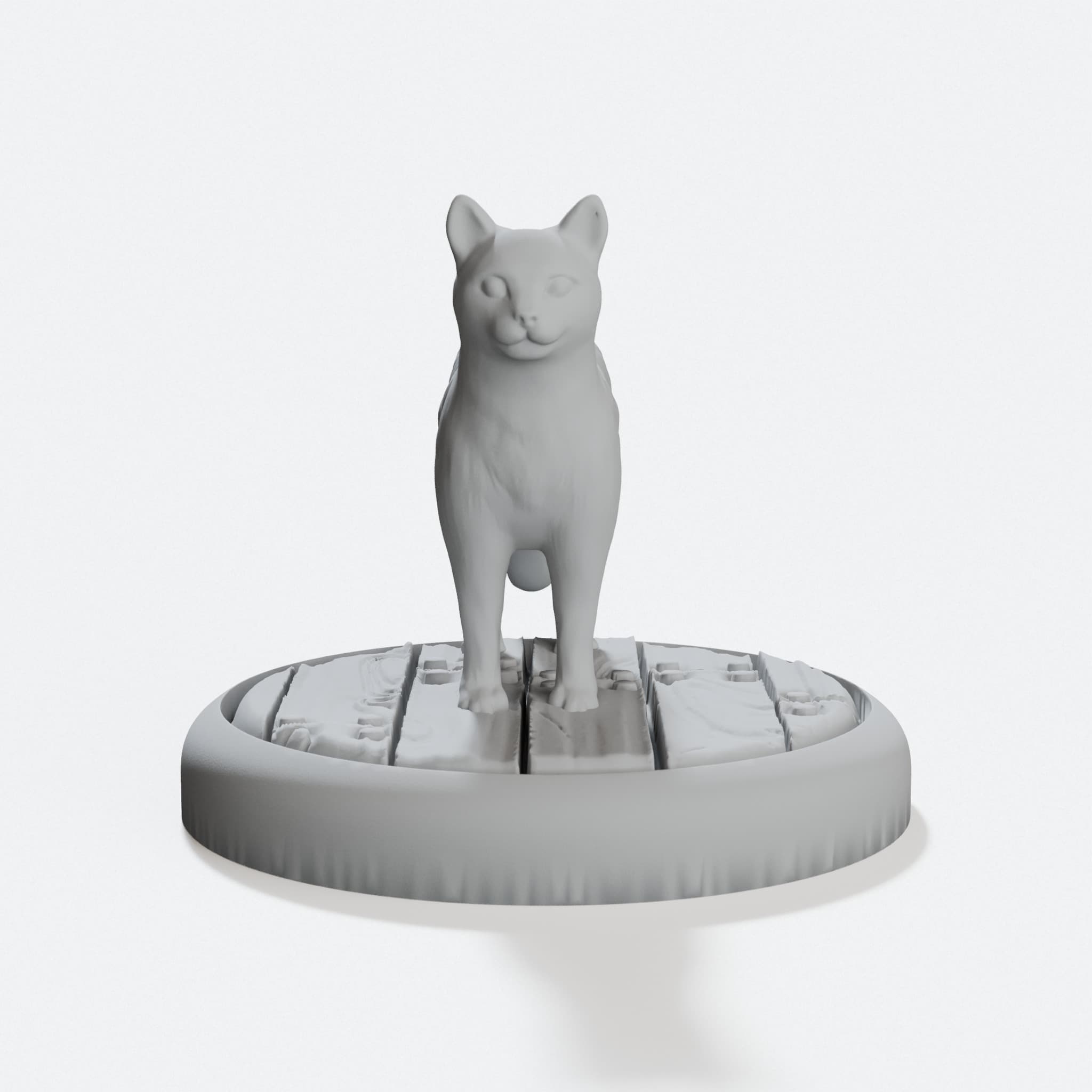 Awakened Cat D&D Mini, Tabletop Cat Familiar