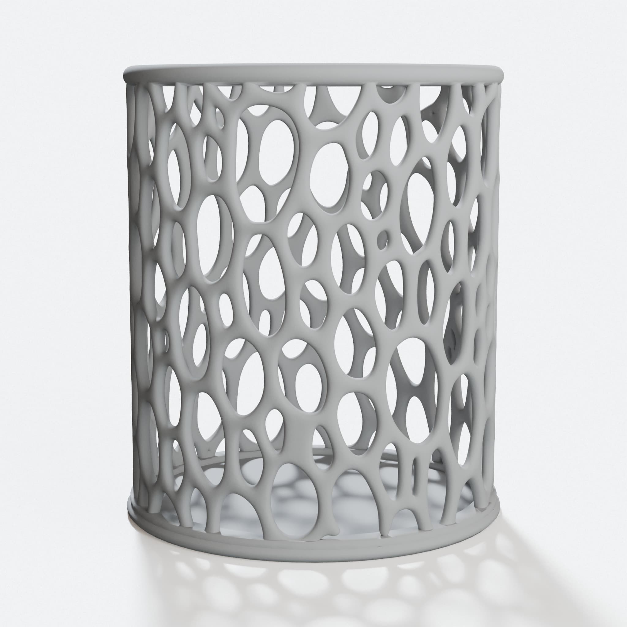 Voronoi Pen Holder - Geometric Desk Organizer