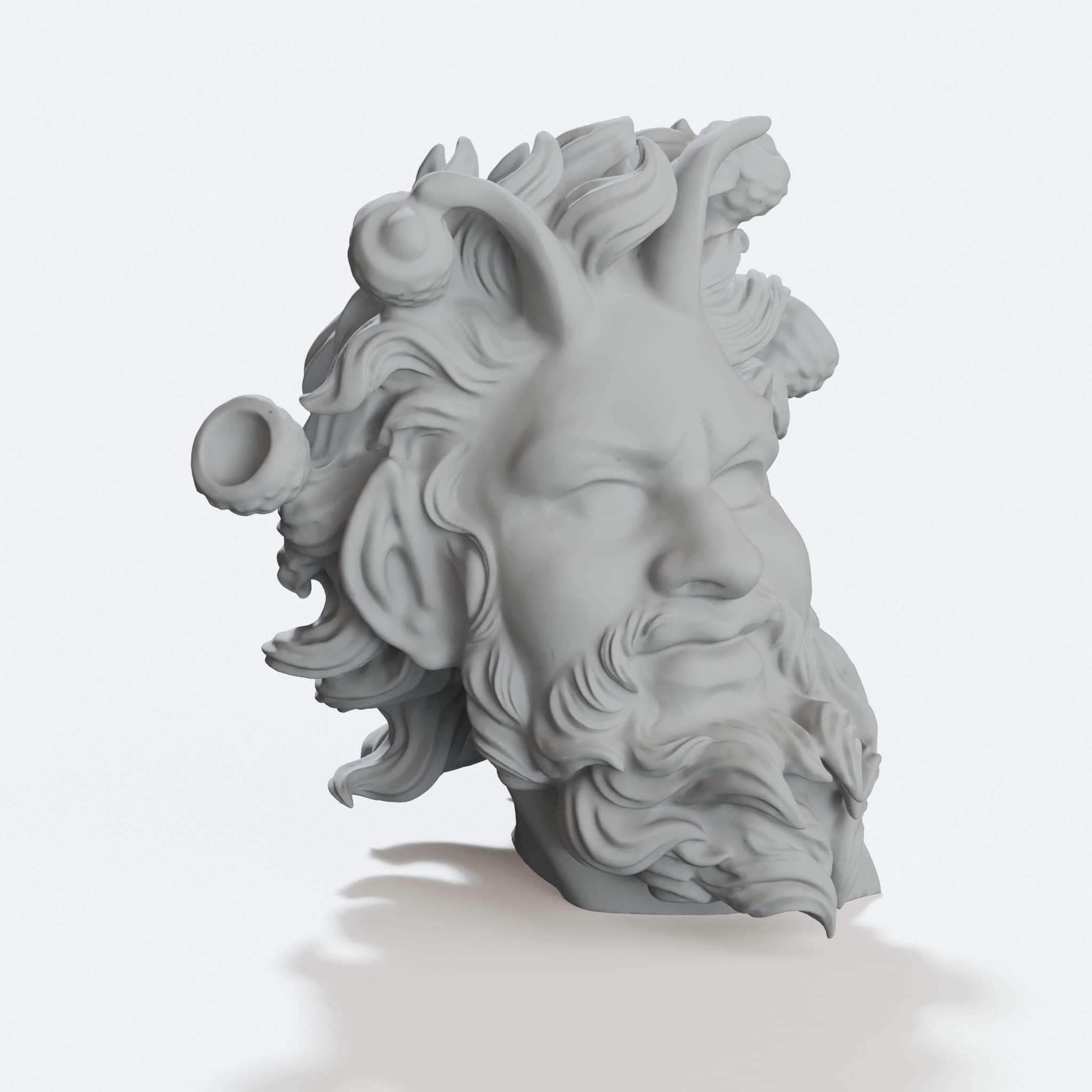 Dancing Faun of Pompeii Statue - 3D Printed Home Decor
