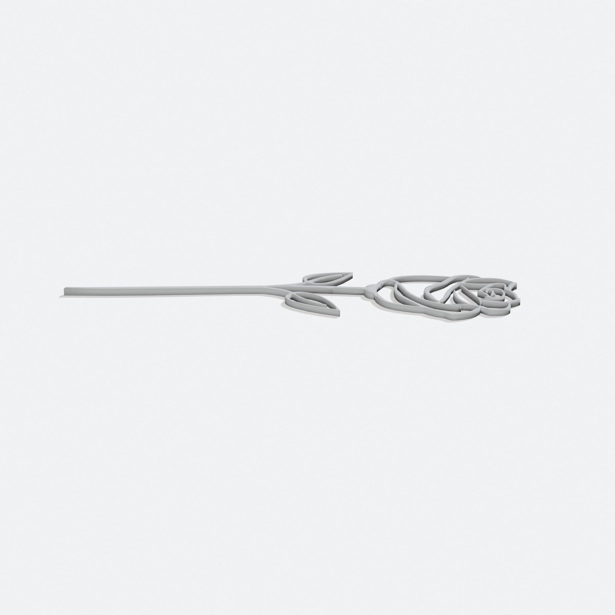 Mother's Day Rose 3D Printed Ornament