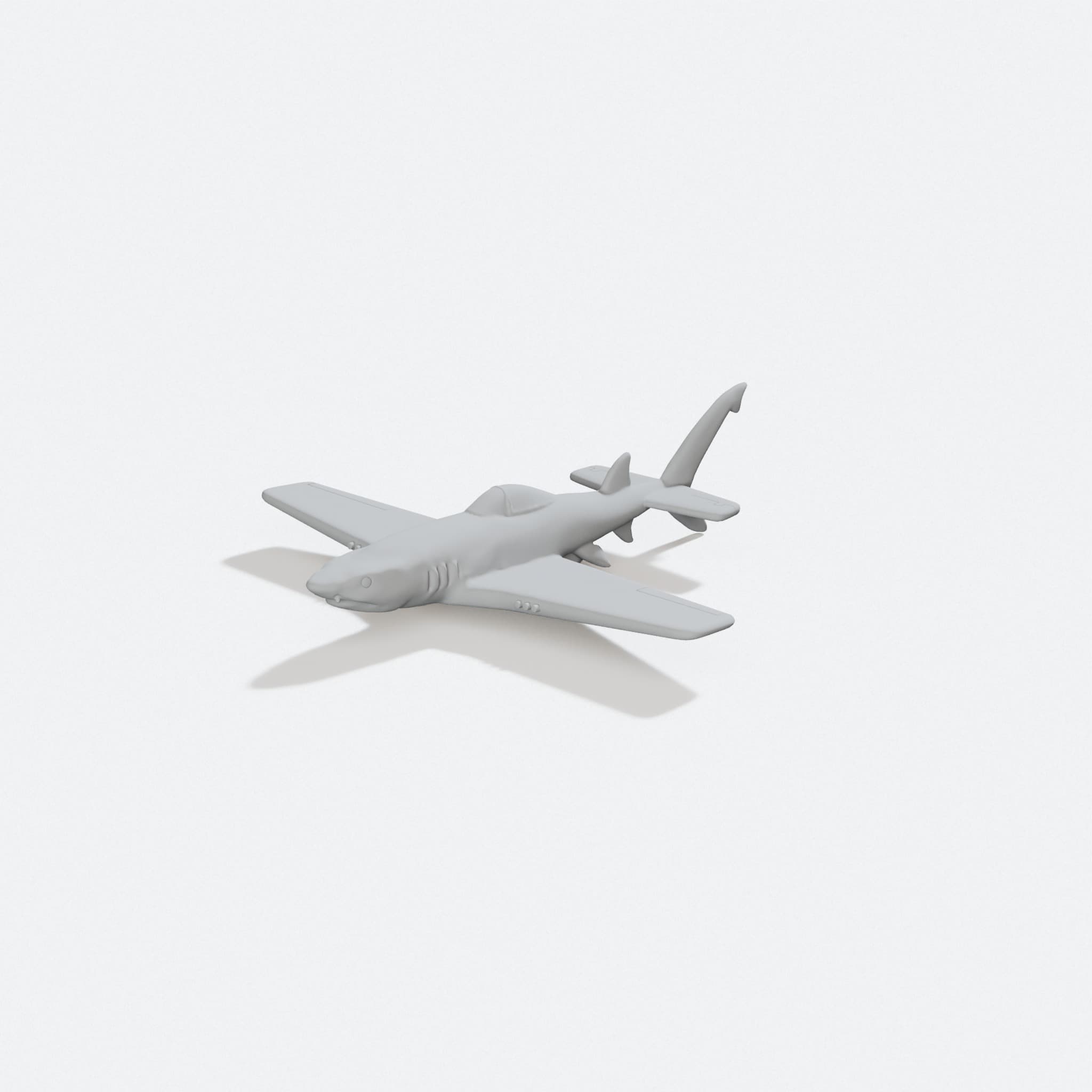 Windshark Fighter – 3D Printed Sci-Fi Shark Plane Toy