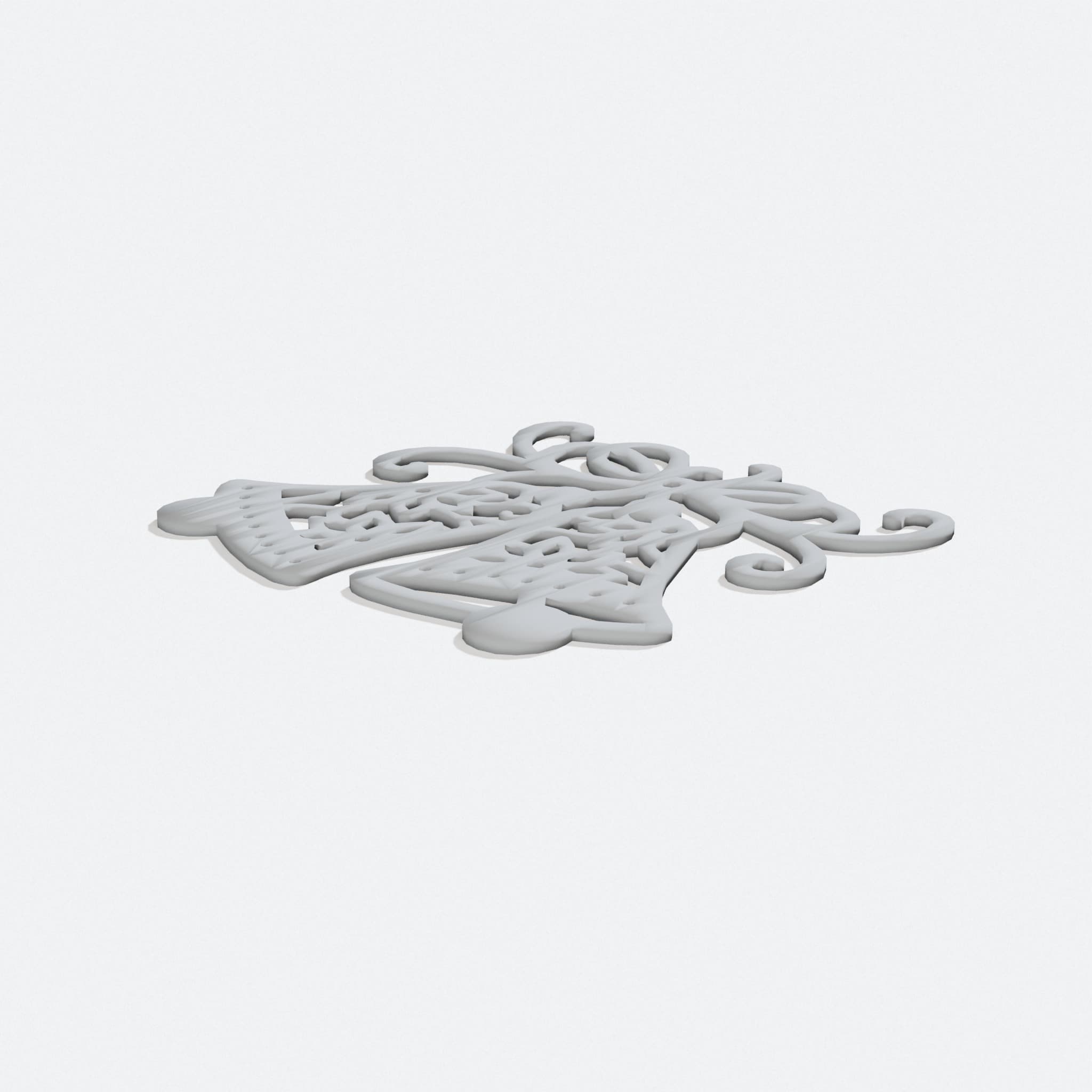 Bells Christmas Ornament, 3D Printed Holiday Decor