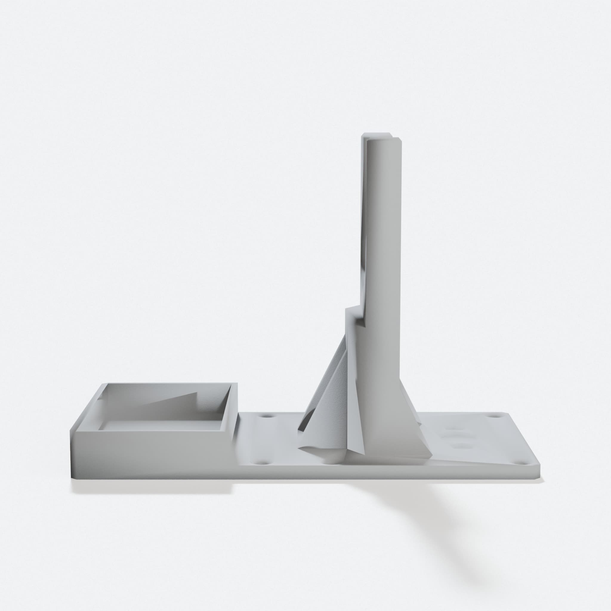 3D Printed Hot Glue Gun Stand with Drip Box