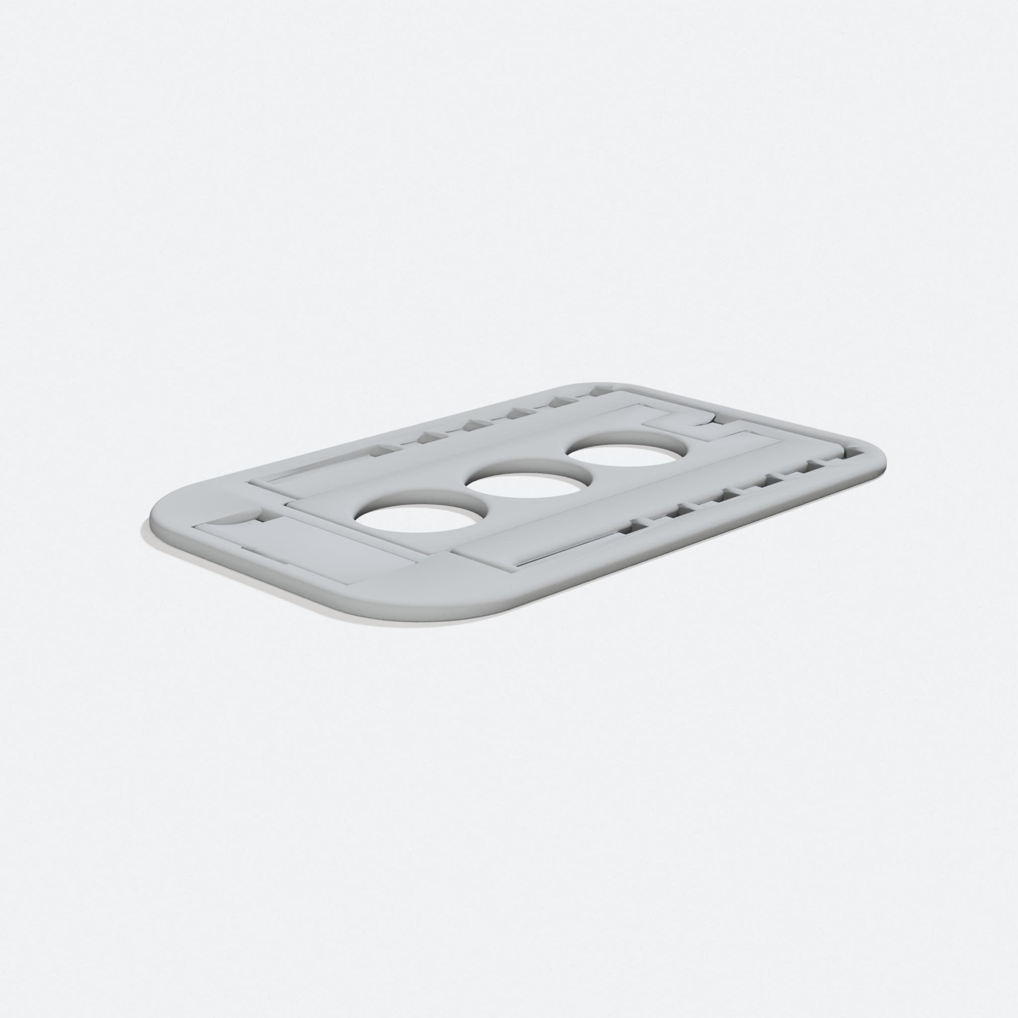 Credit Card Sized Foldable 3D Printed Phone Stand