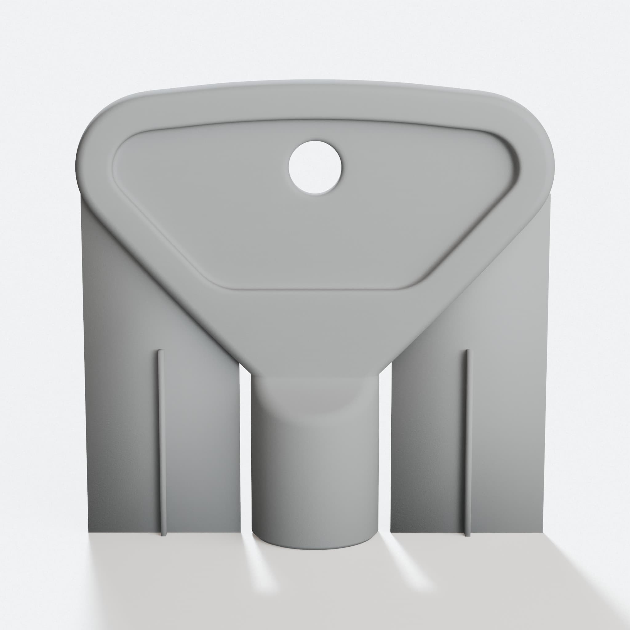 3D Printed Outdoor Water Faucet Key