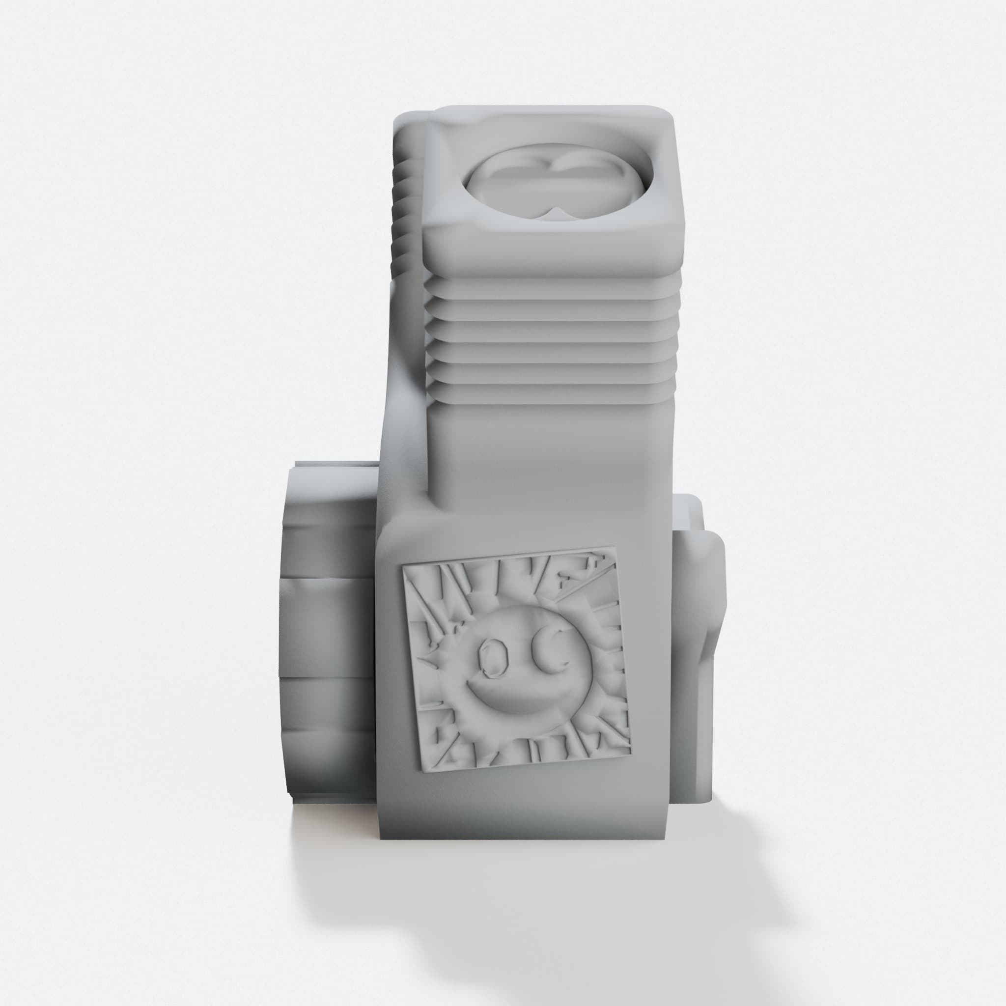 3D Printed V-Twin Engine Toy, Print in Place