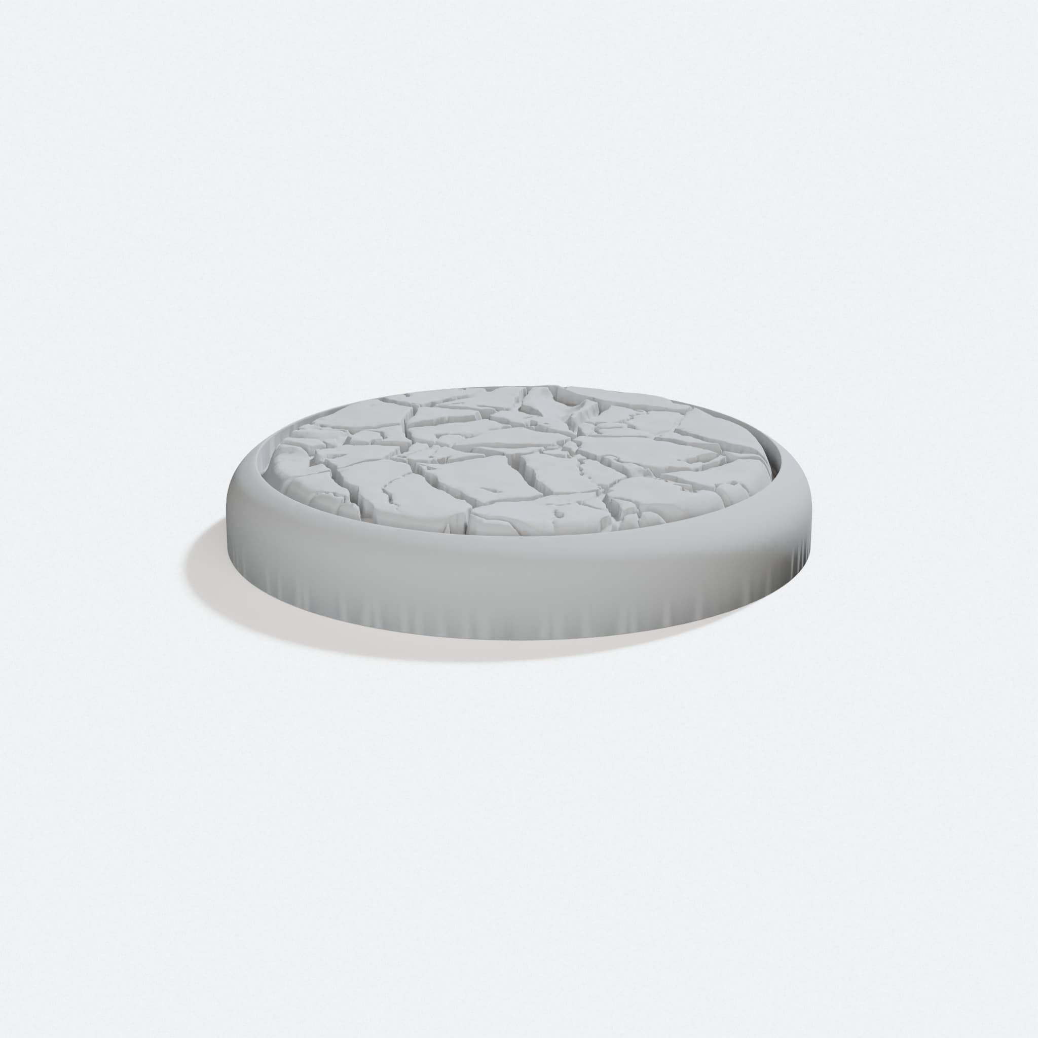 Miniature Bases Pt 2, Ten Textured D&D Bases