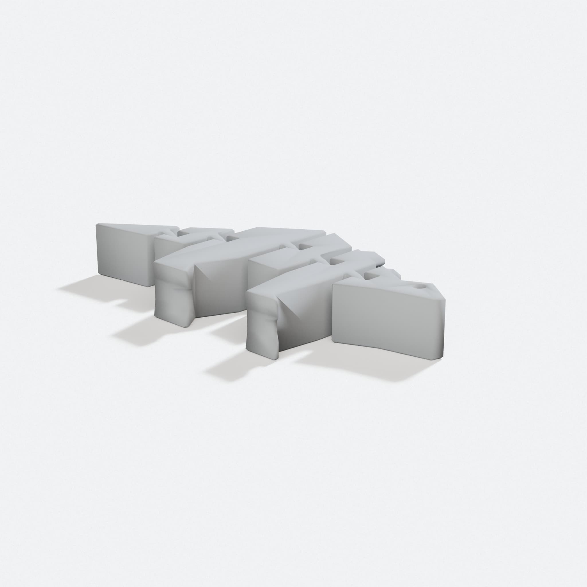 Flexi-Stego 3D Printed Toy Dinosaur