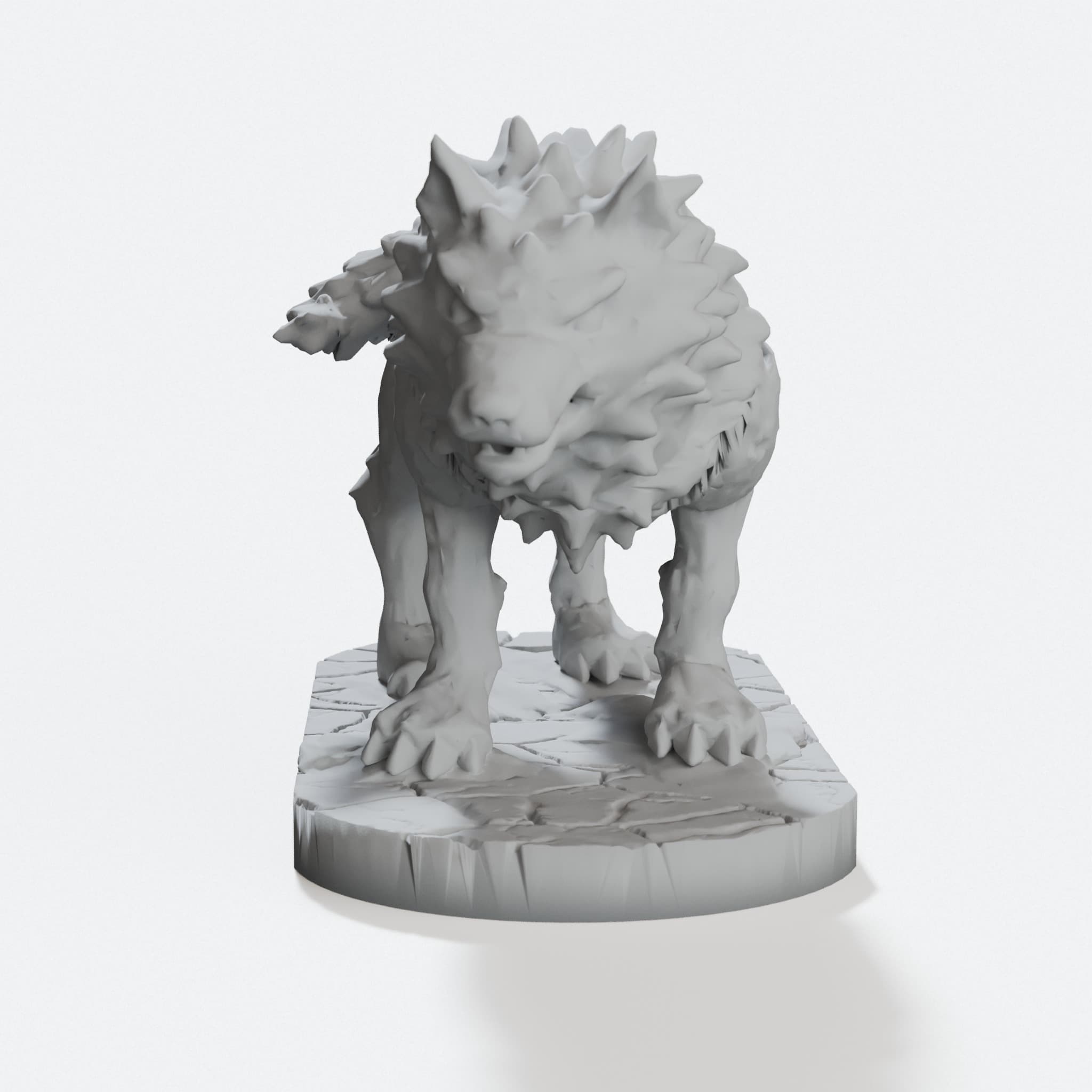 Wolf and Dire Wolf 28mm Miniatures for Tabletop Gaming