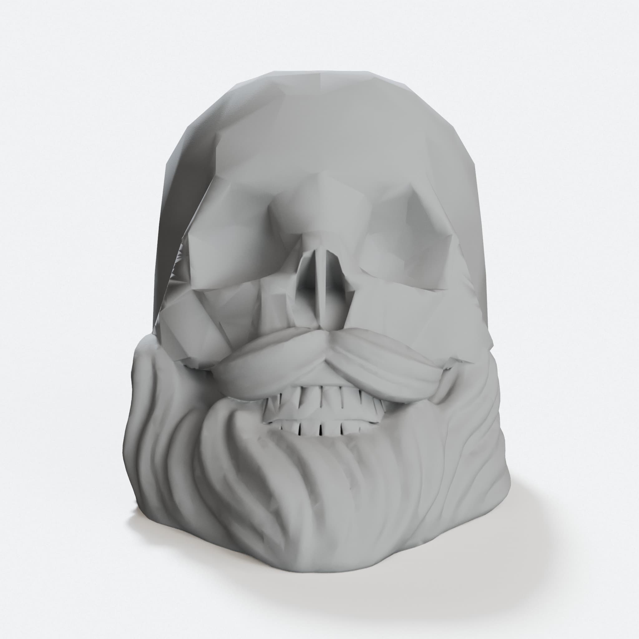 Barber Skull 3D Printed Home Decor