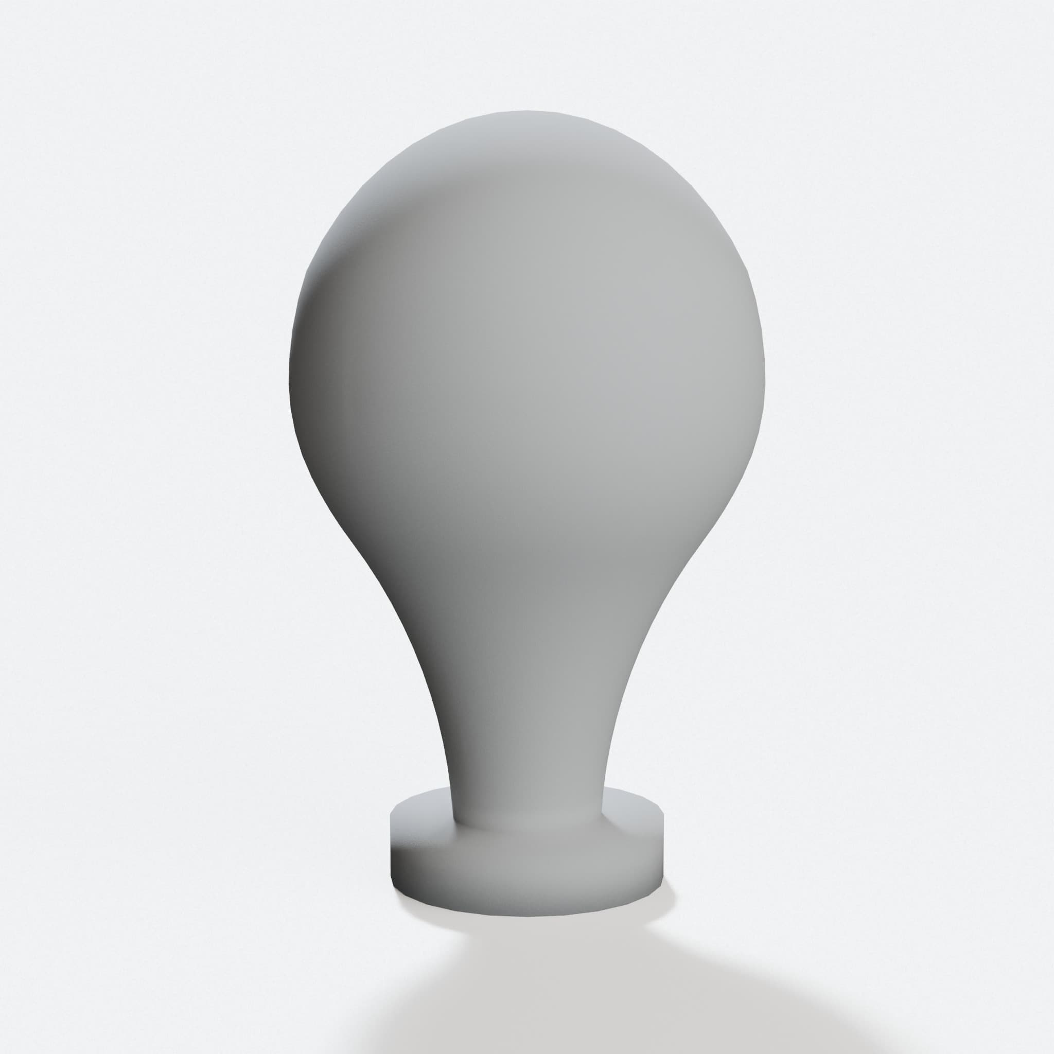 3D Printed Light Bulb for Mini Desk Lamp