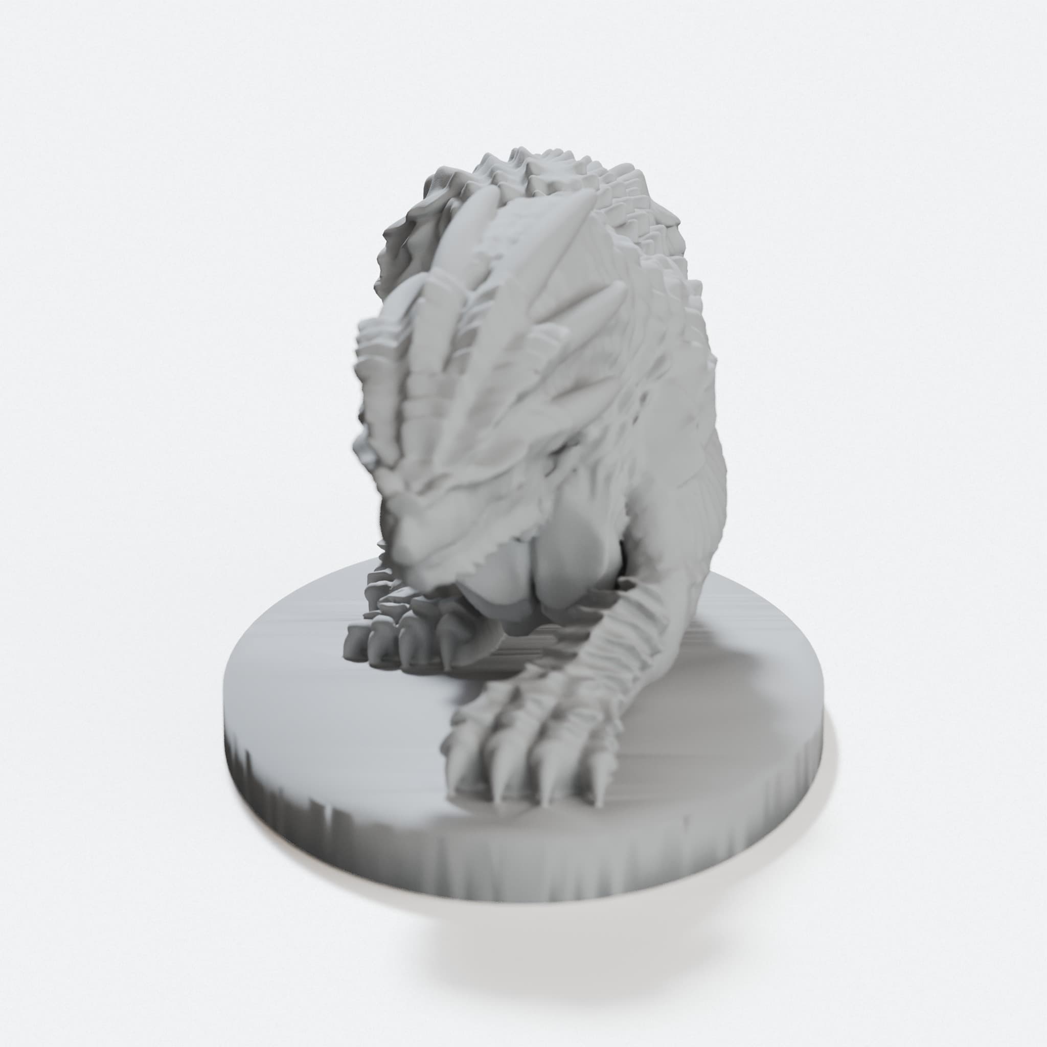 Prowling Hunting Drake 3D Printed Toy