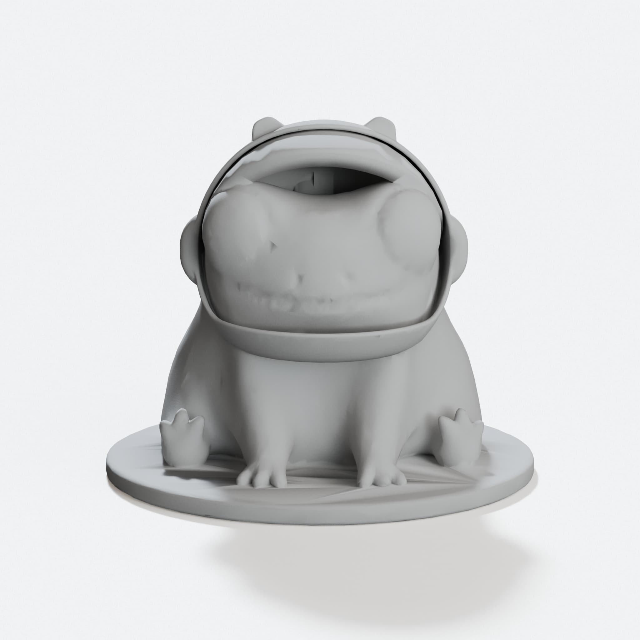 Fred the Frog Astronaut 3D Printed Toy