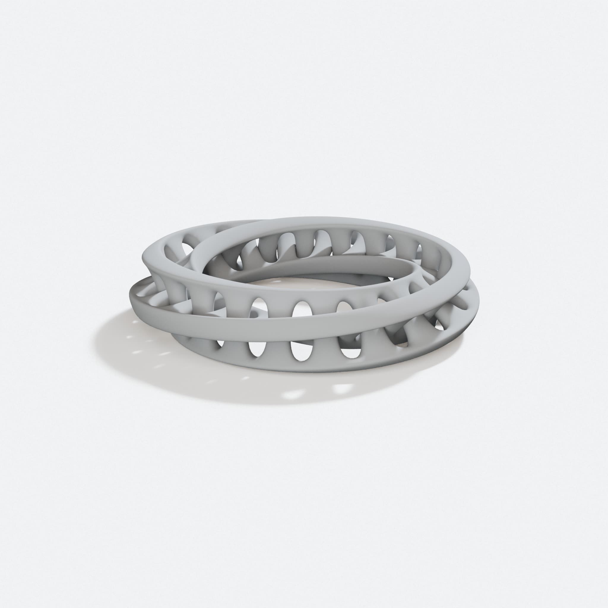 Mobius Bangle 3D Printed Gift Bracelet