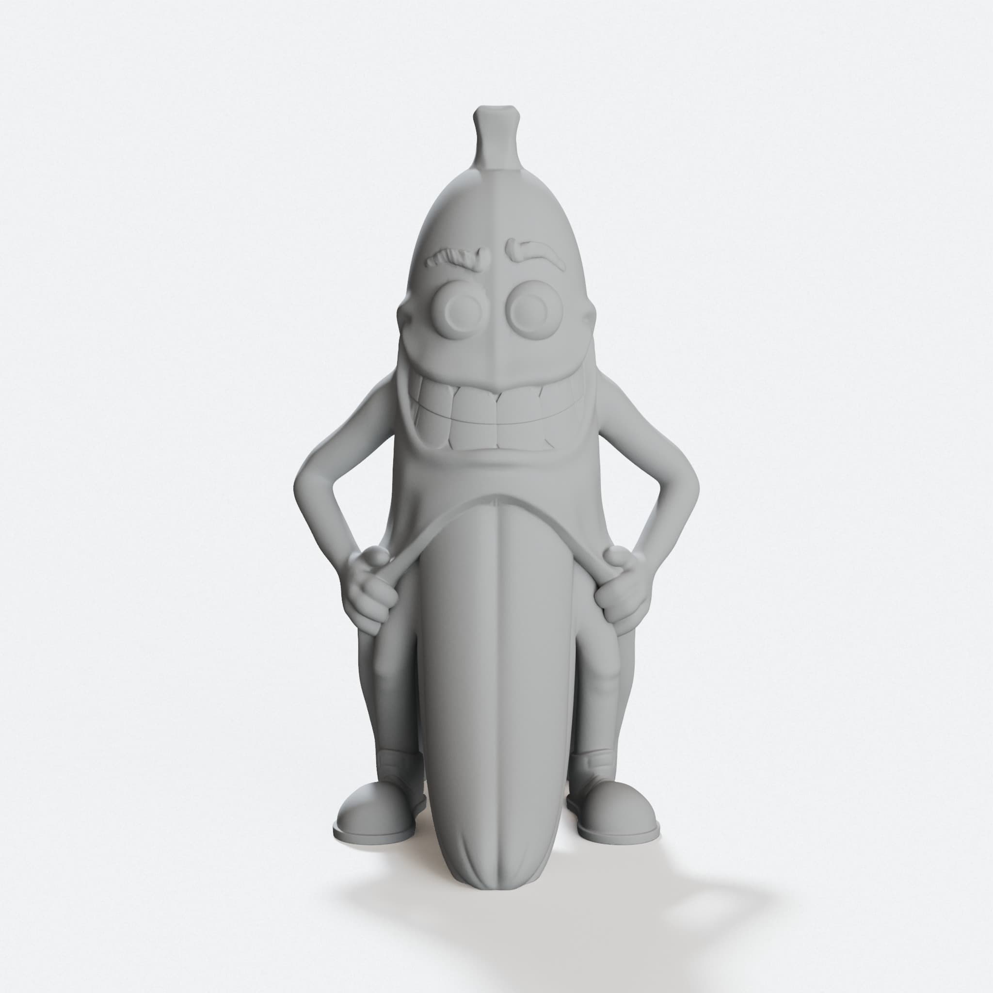 Mr Banana Character Figure, Fun Cartoon Display