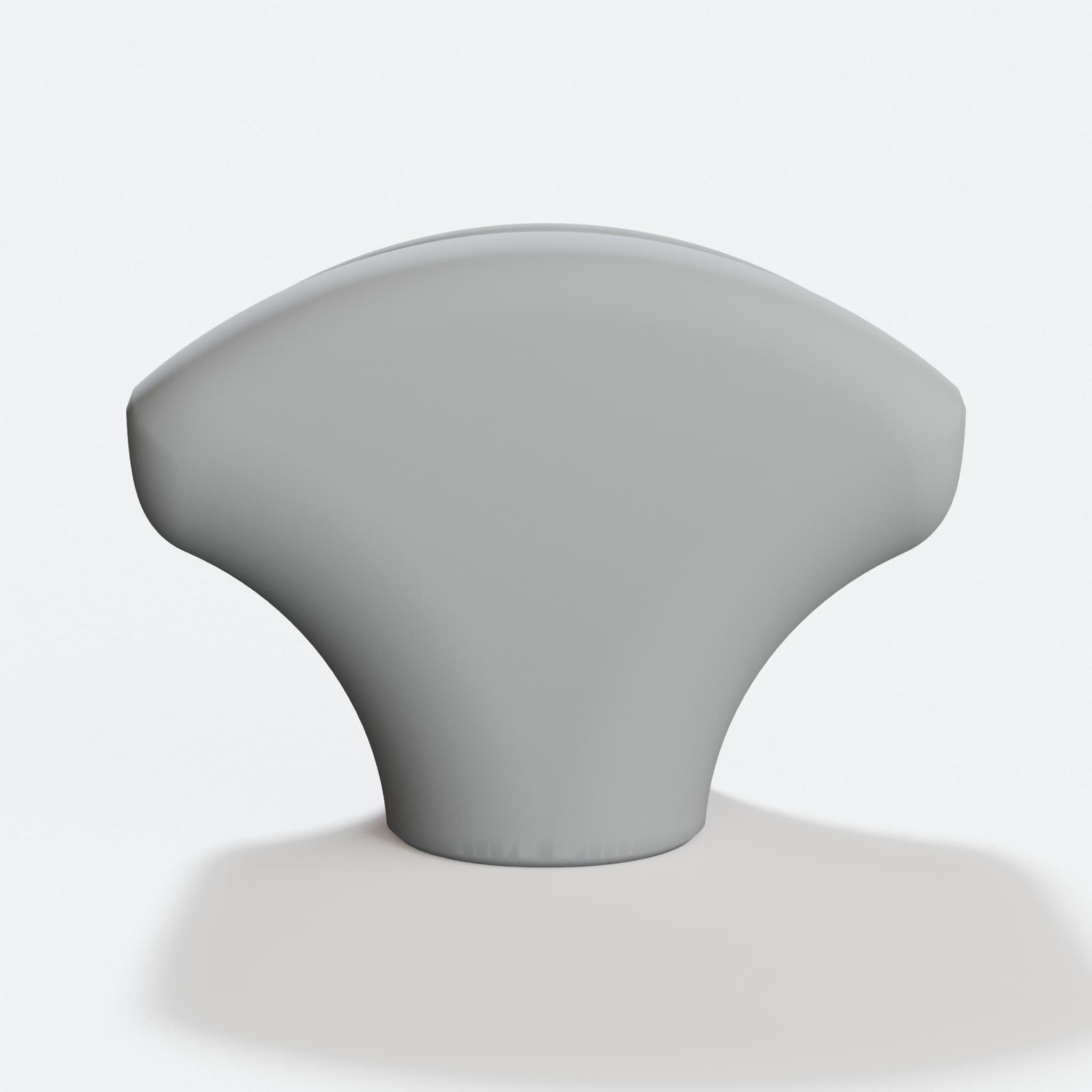 HobbKnob Drawer Pull with Label Track – 3D Printed Organizer