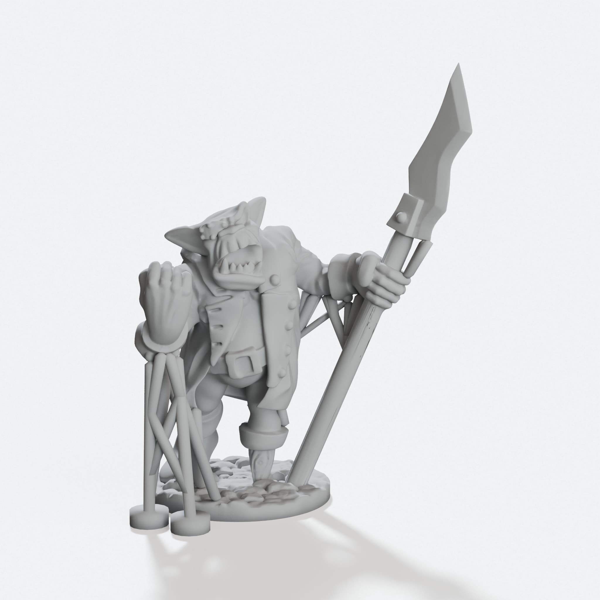 Orc Horde Tabletop Miniature Pack with Bases