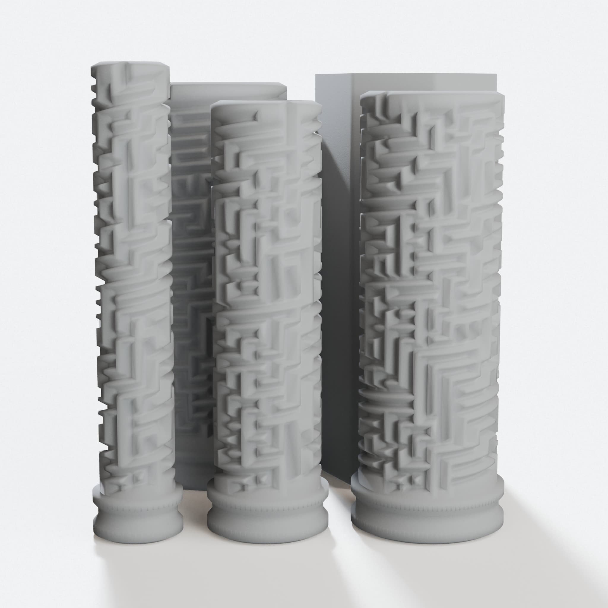 Russian Doll Maze Puzzle 3D Printed Toy