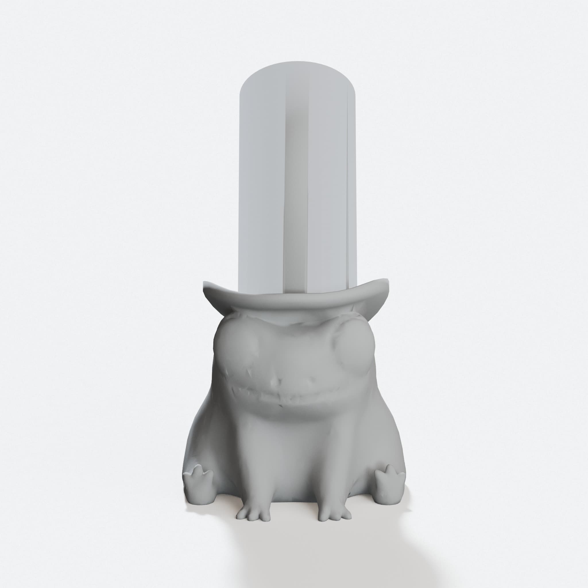 Fred The Frog 3D Printed Toy, Fancy Dinner Party