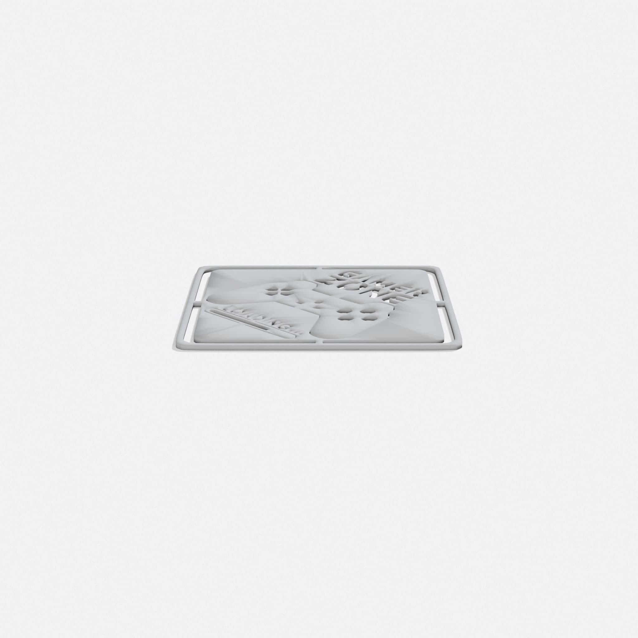 2D Gamer Zone 3D Printed Home Decor Wall Art
