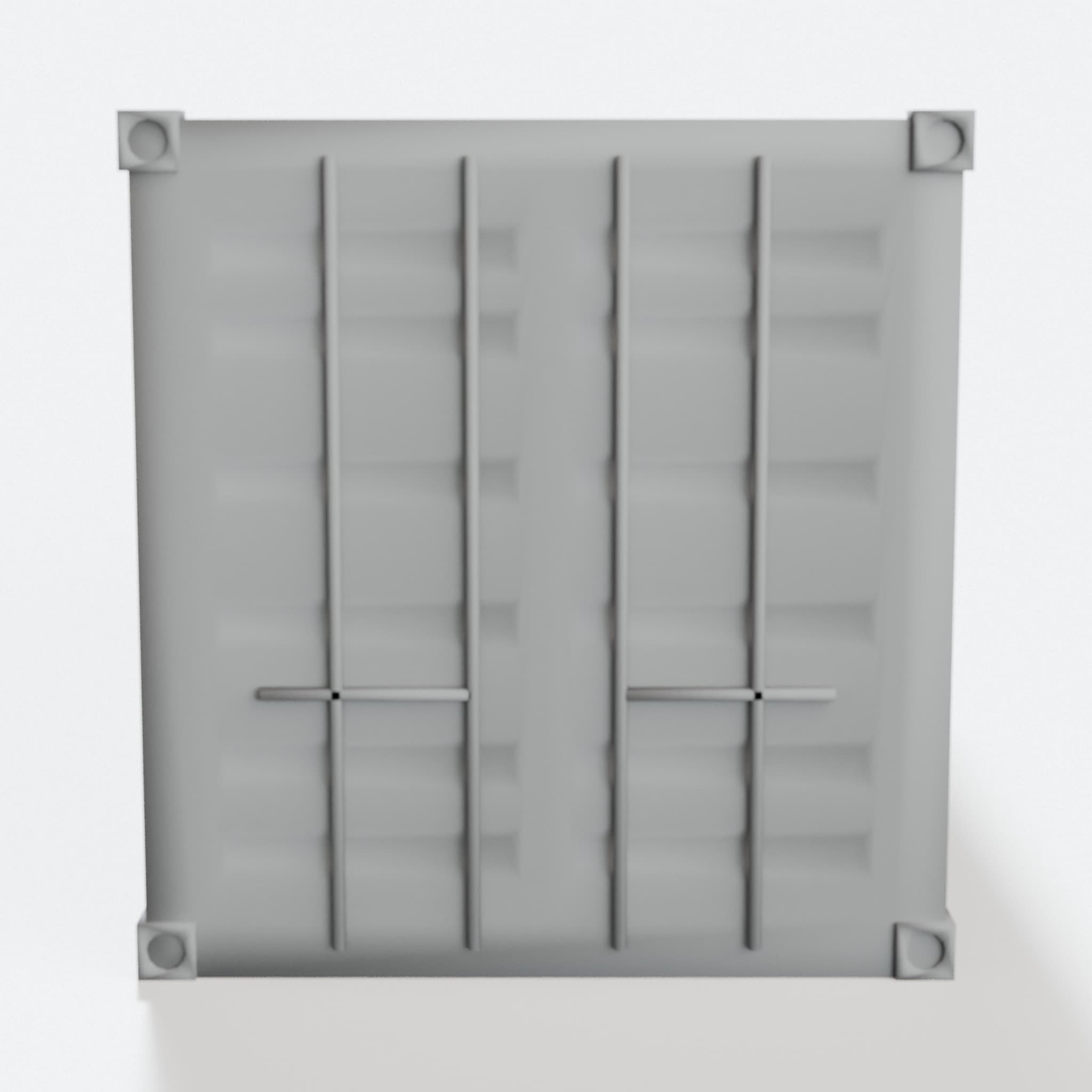 3D Printable Shipping Containers 20 & 40 Foot Scale Models