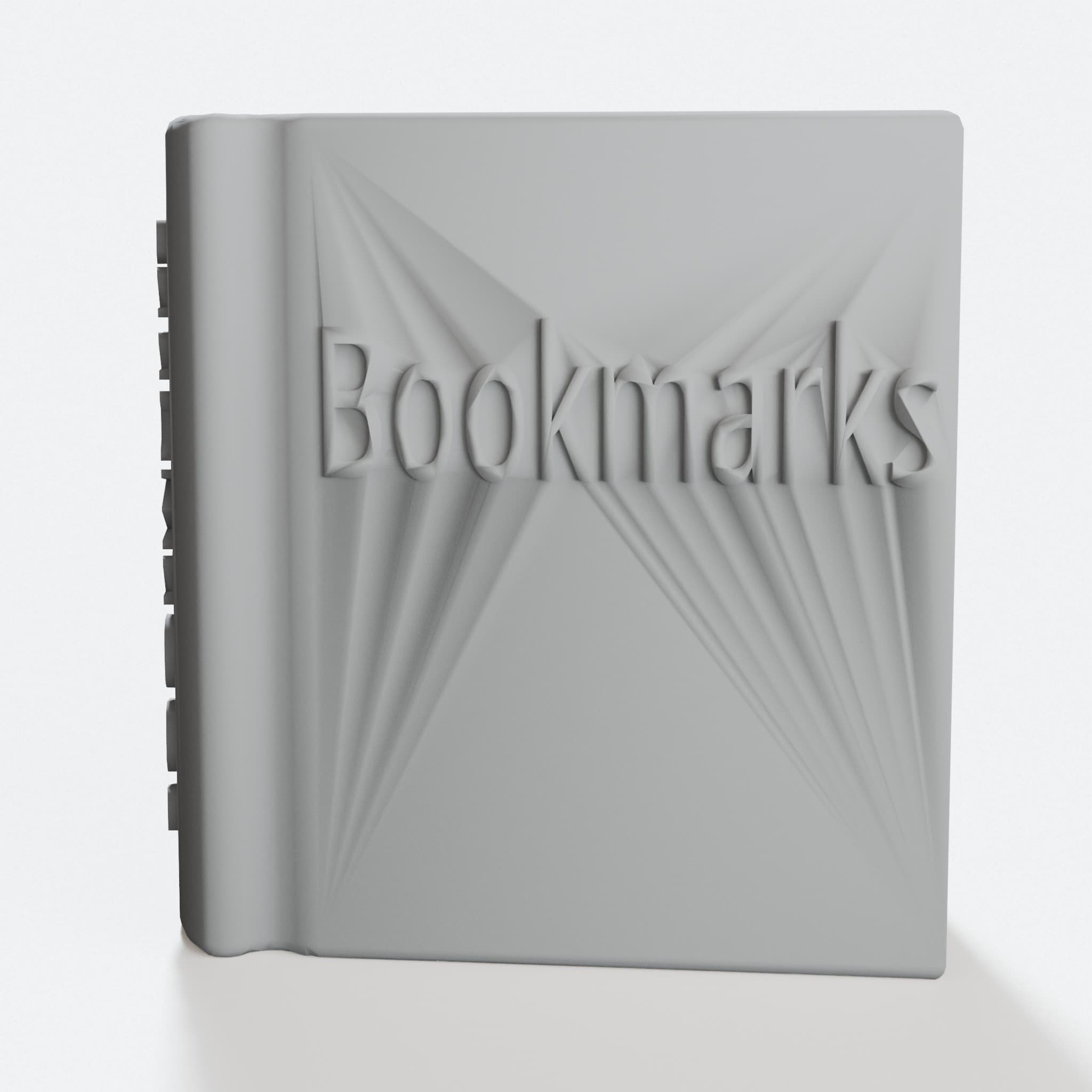 Book-Shaped Bookmark Holders 3D Printed Home Decor