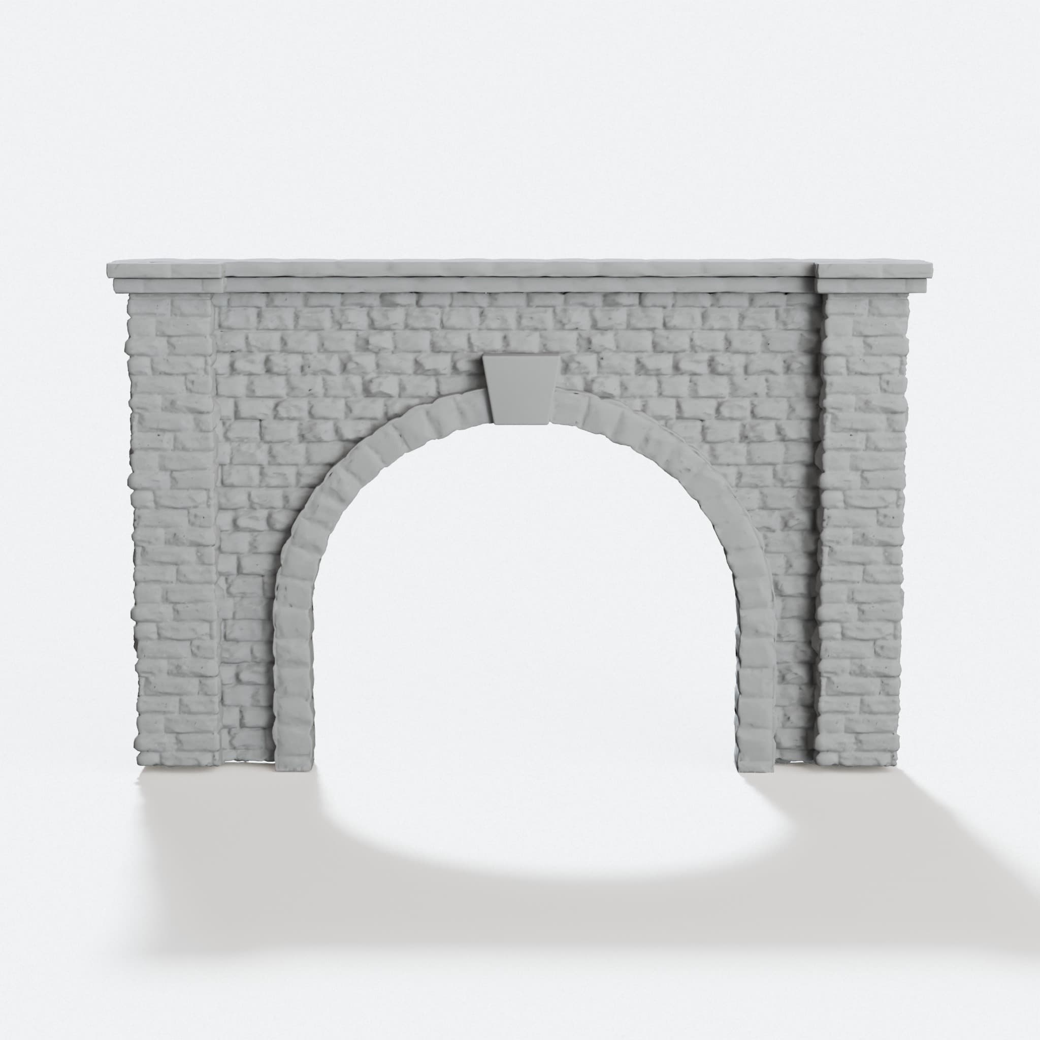Stone Walls and Tunnel D1 for Model Railroad N Scale