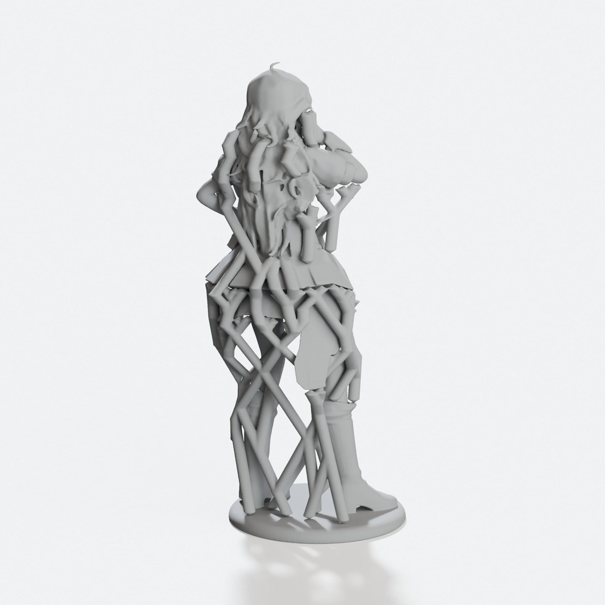 Yang Xiao Long 3D Printed Toy Figure from RWBY