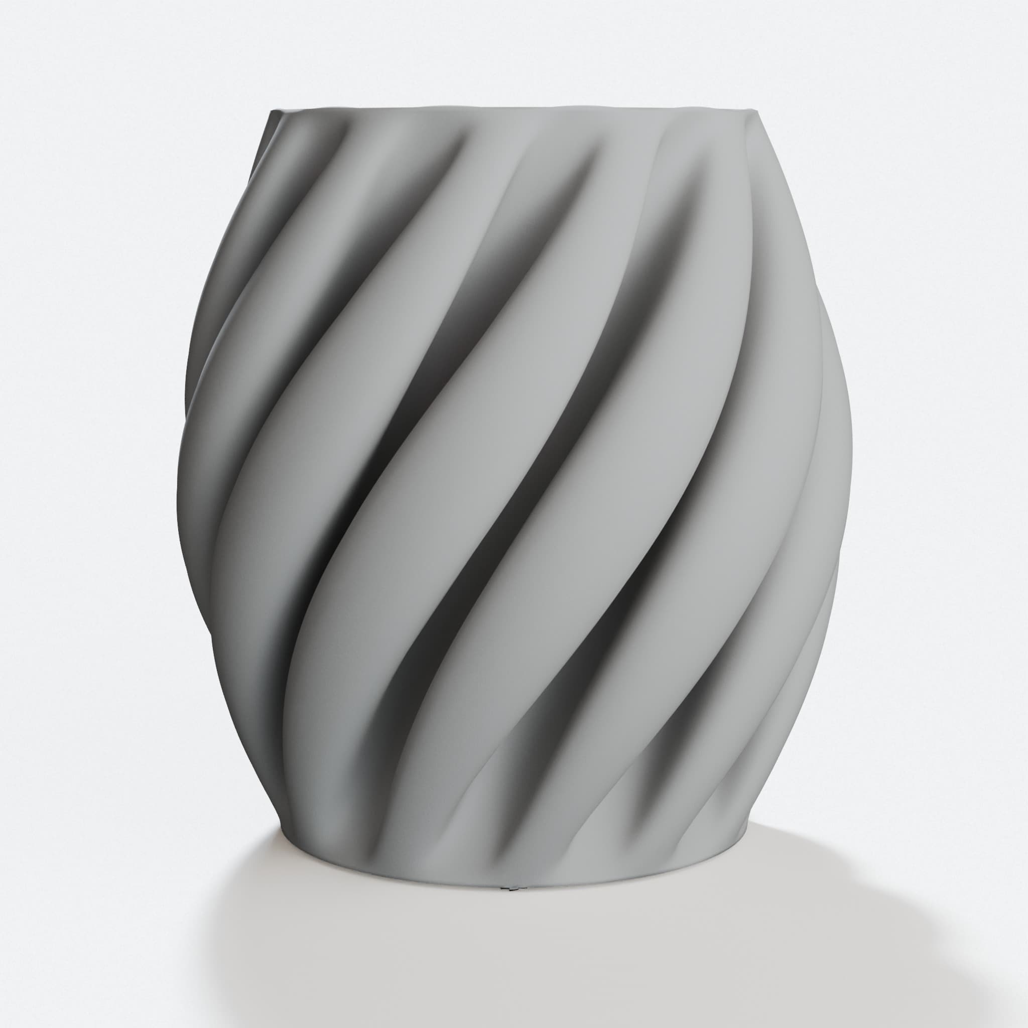Rippled Vase - Customizable 3D Printed Home Decor