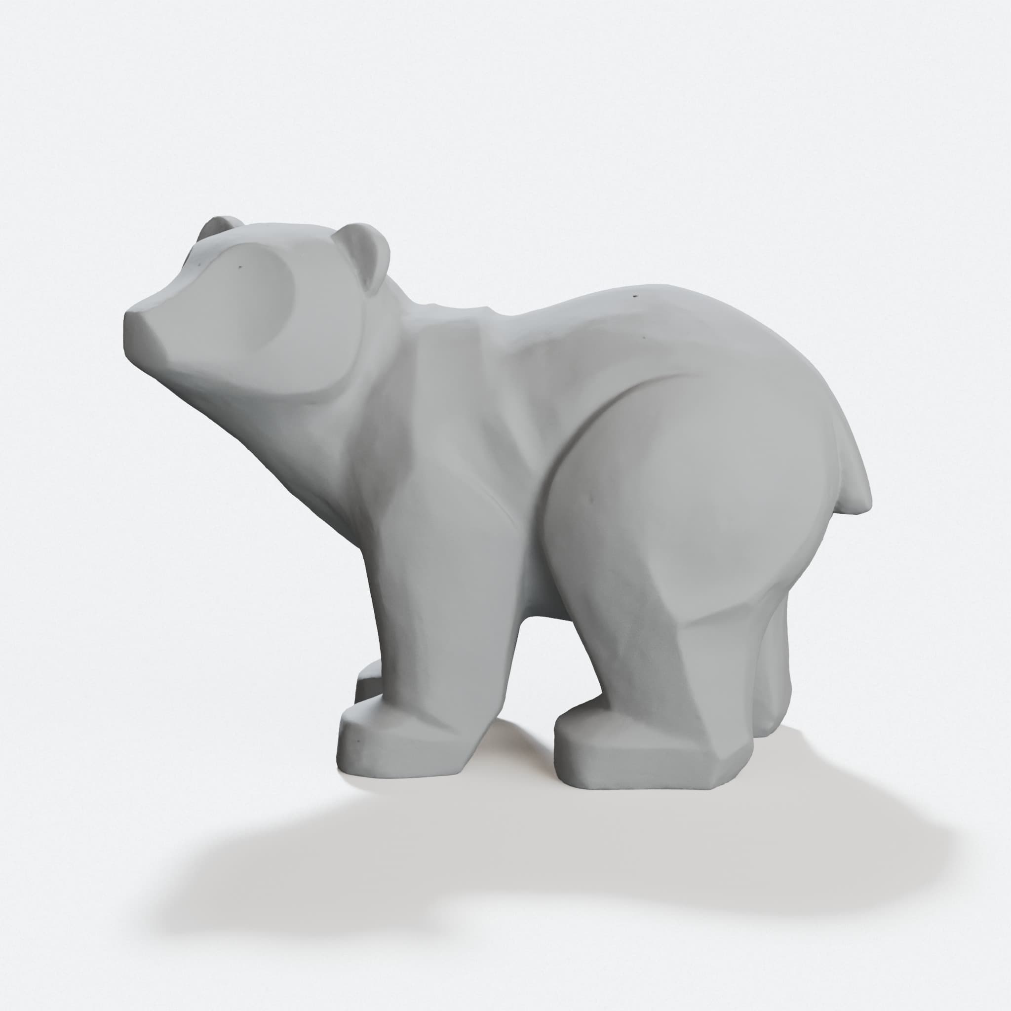 3D Printed Ornamental Bear Figurine