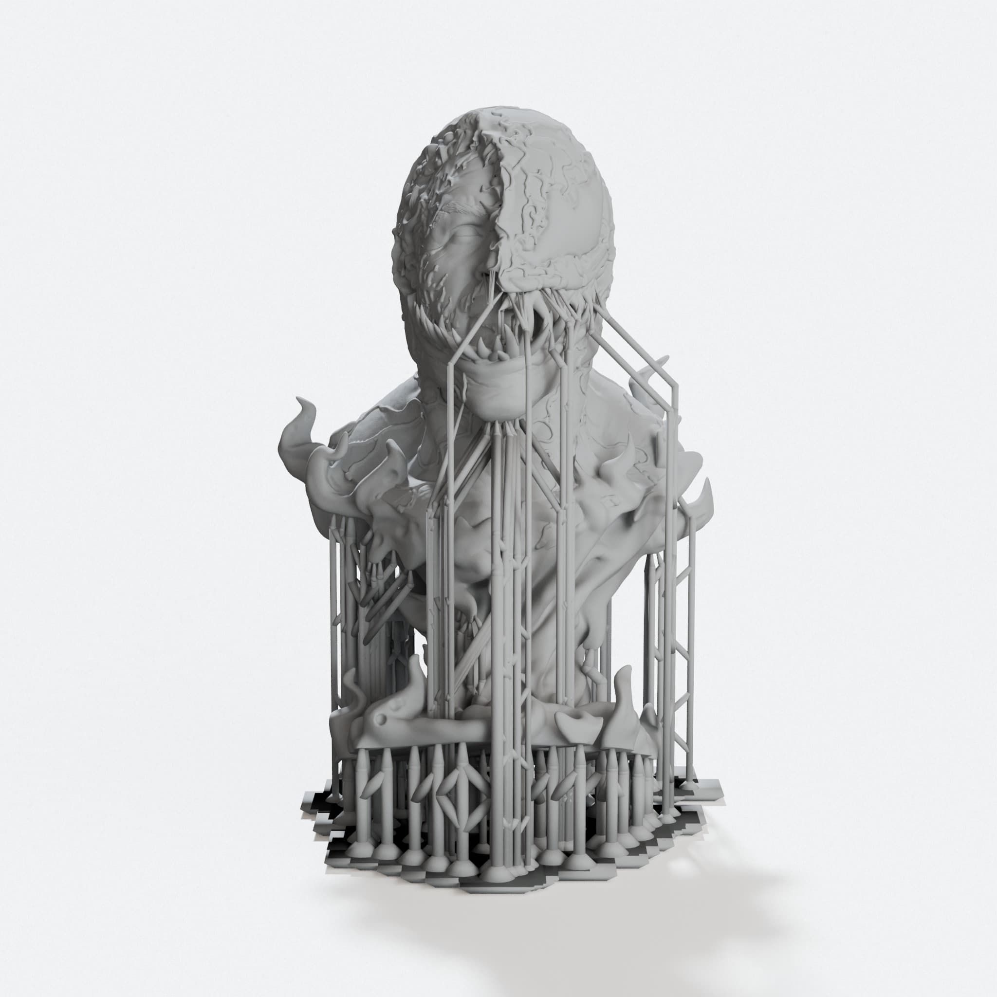 Venon 3D Printed Toy Figure