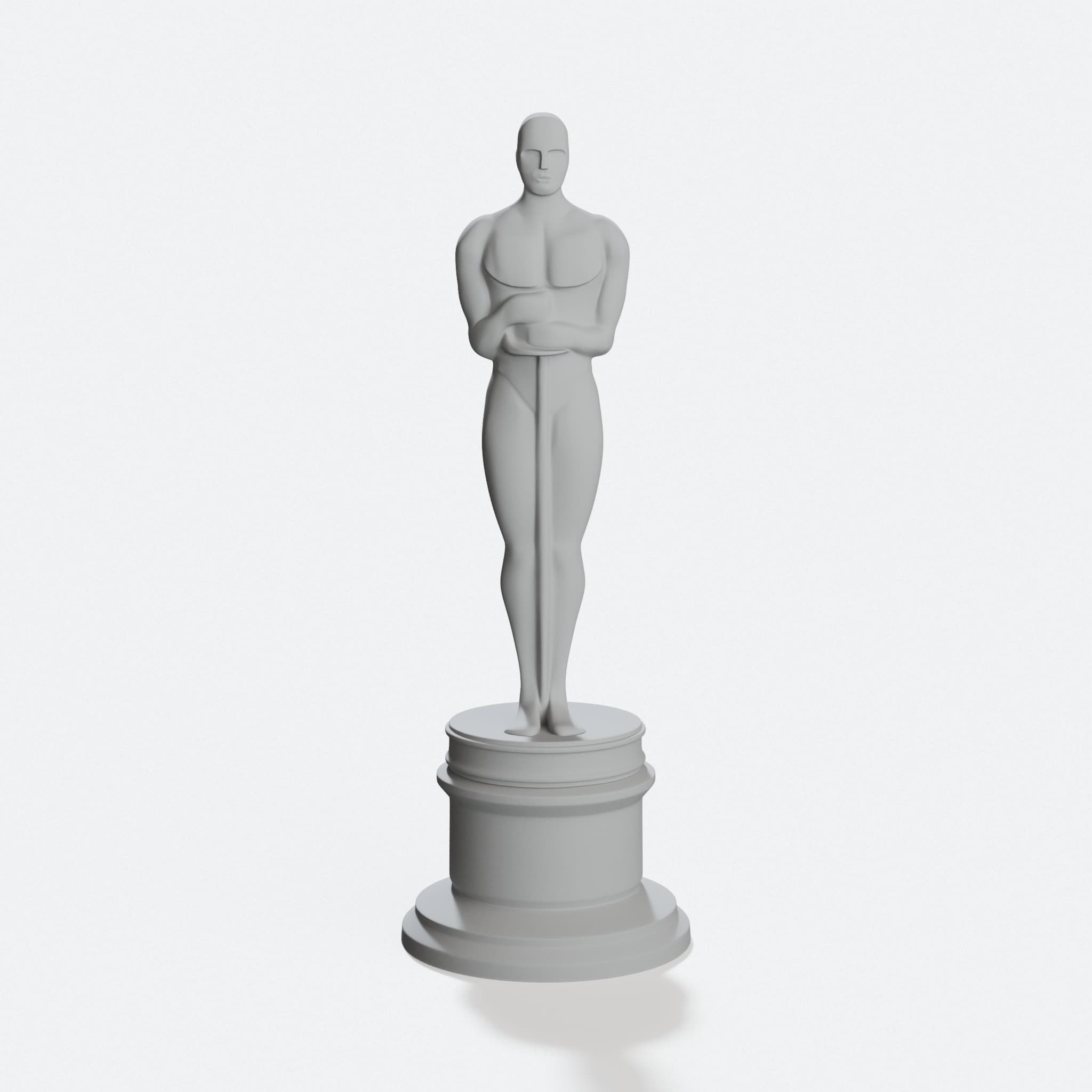 Oscar Award Trophy 3D Print Model