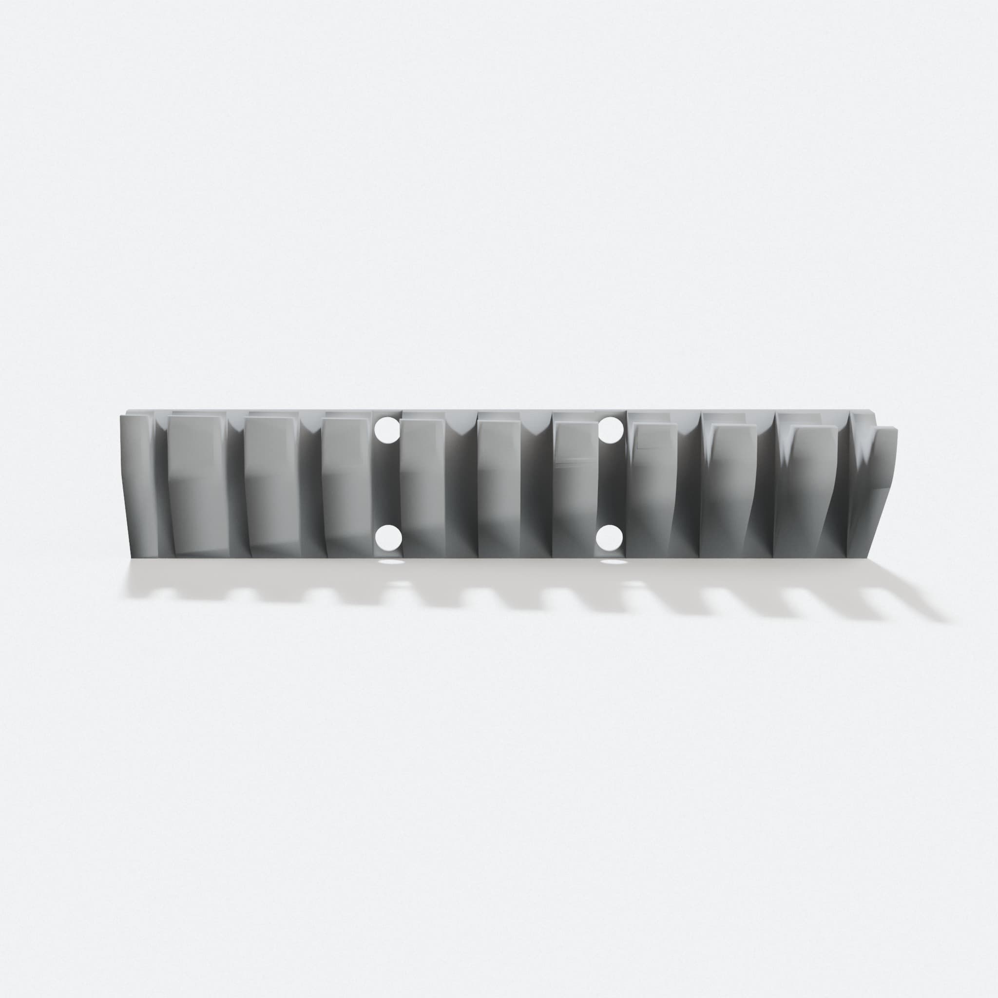 Customizable Wrench Holder for Pegboard