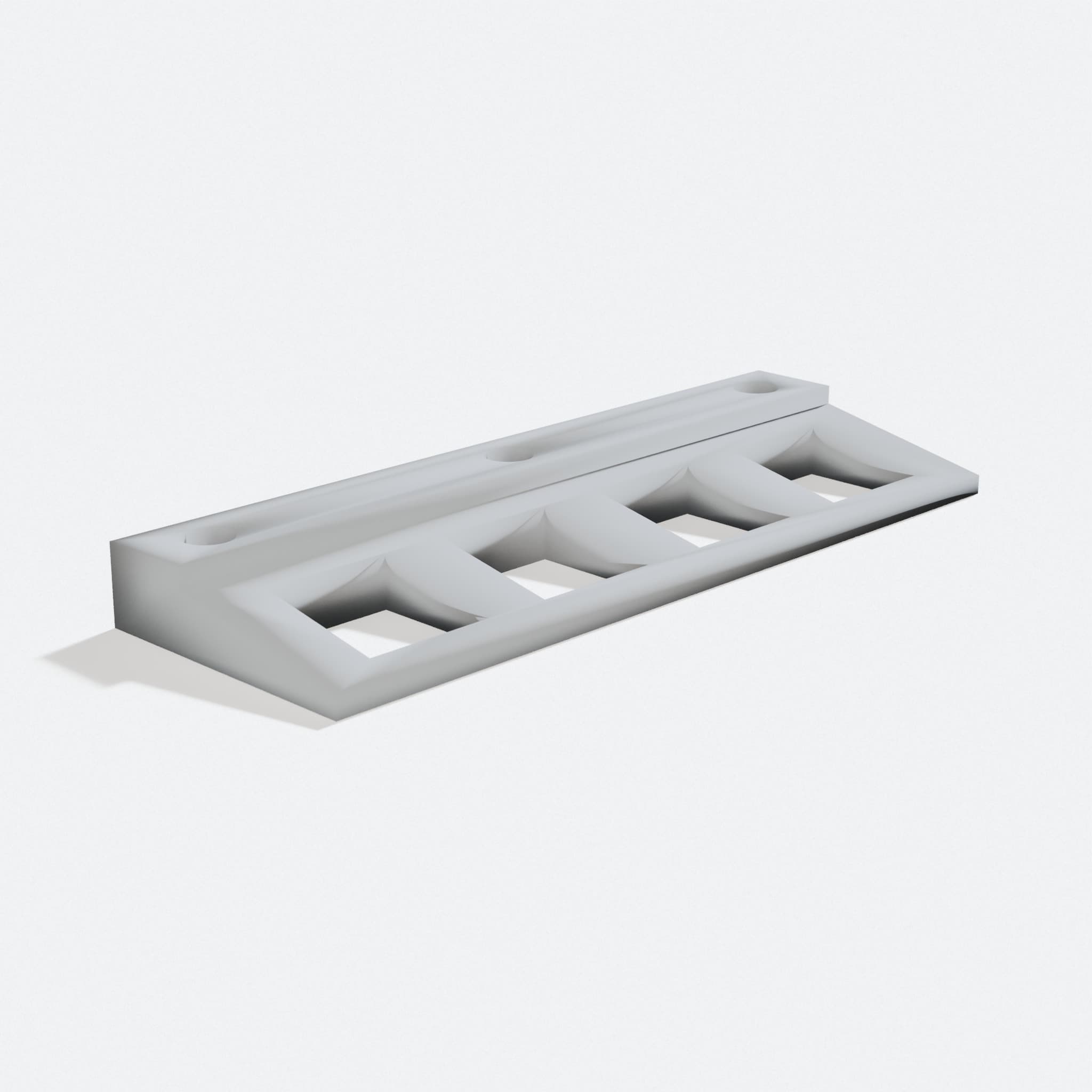 Wine Glass Holder Rail for Counter and Bar
