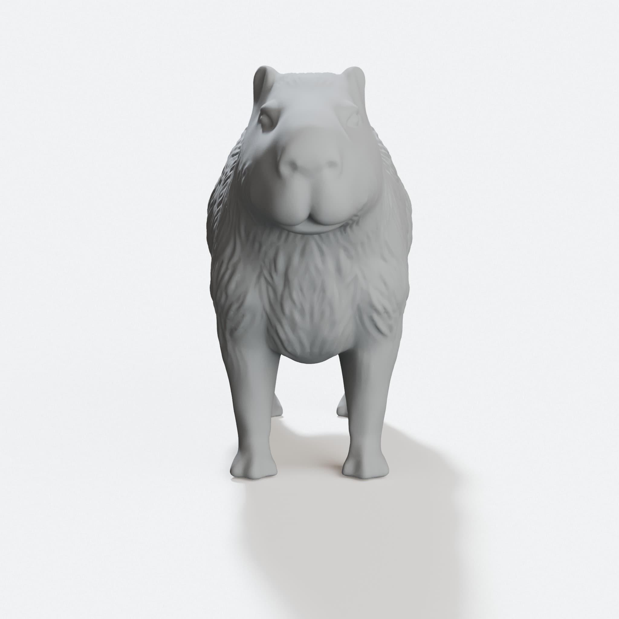 Capybara 3D Printable Figurine