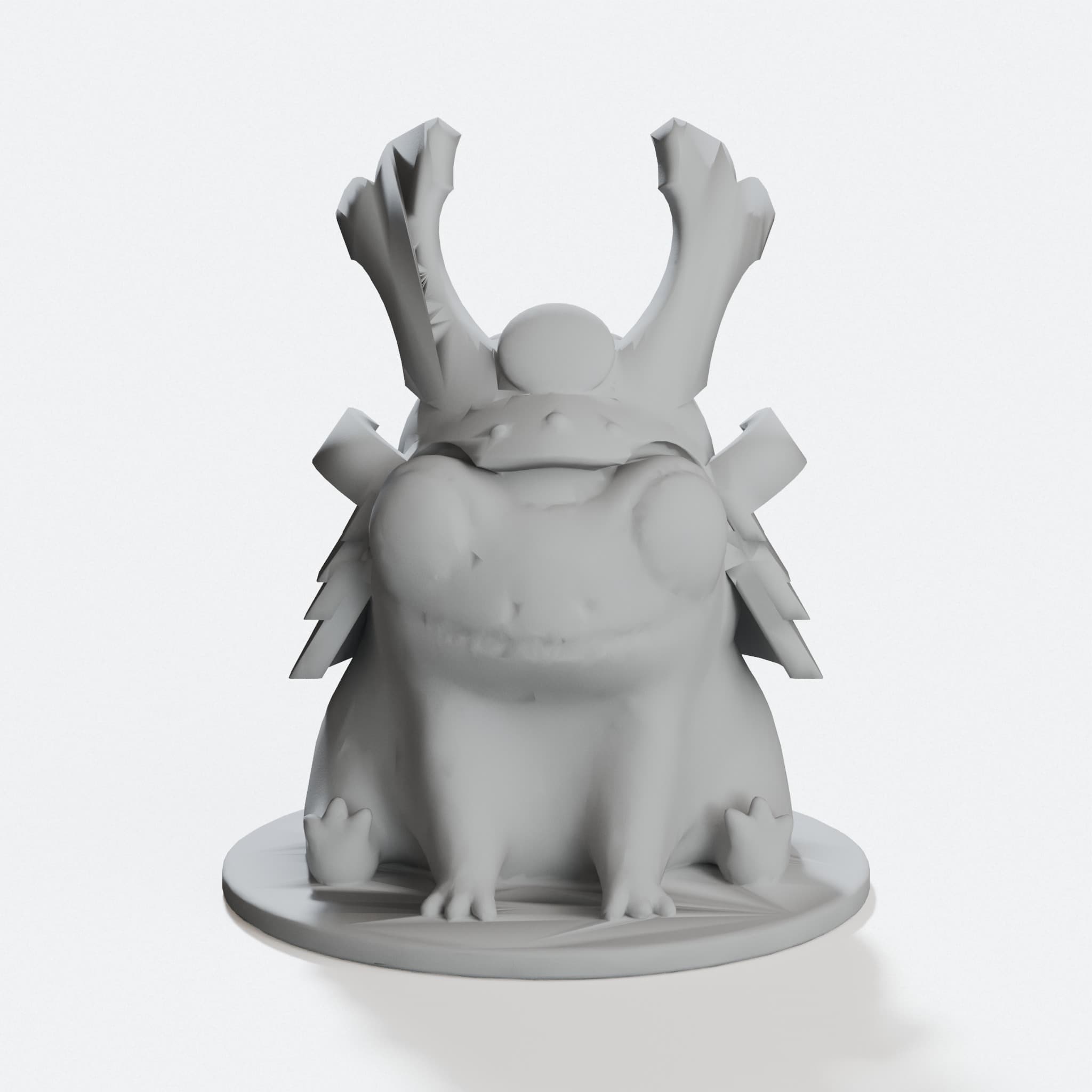 Fred the Frog Samurai 3D Printed Toy