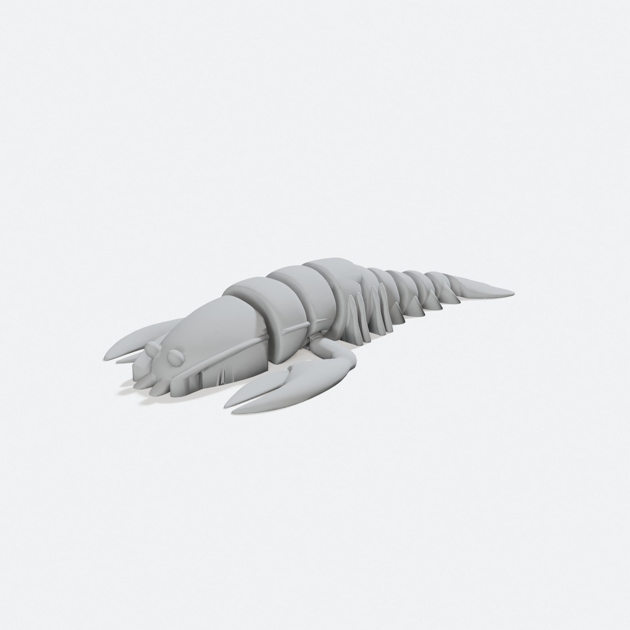 Articulated Lobster Print-in-Place Toy