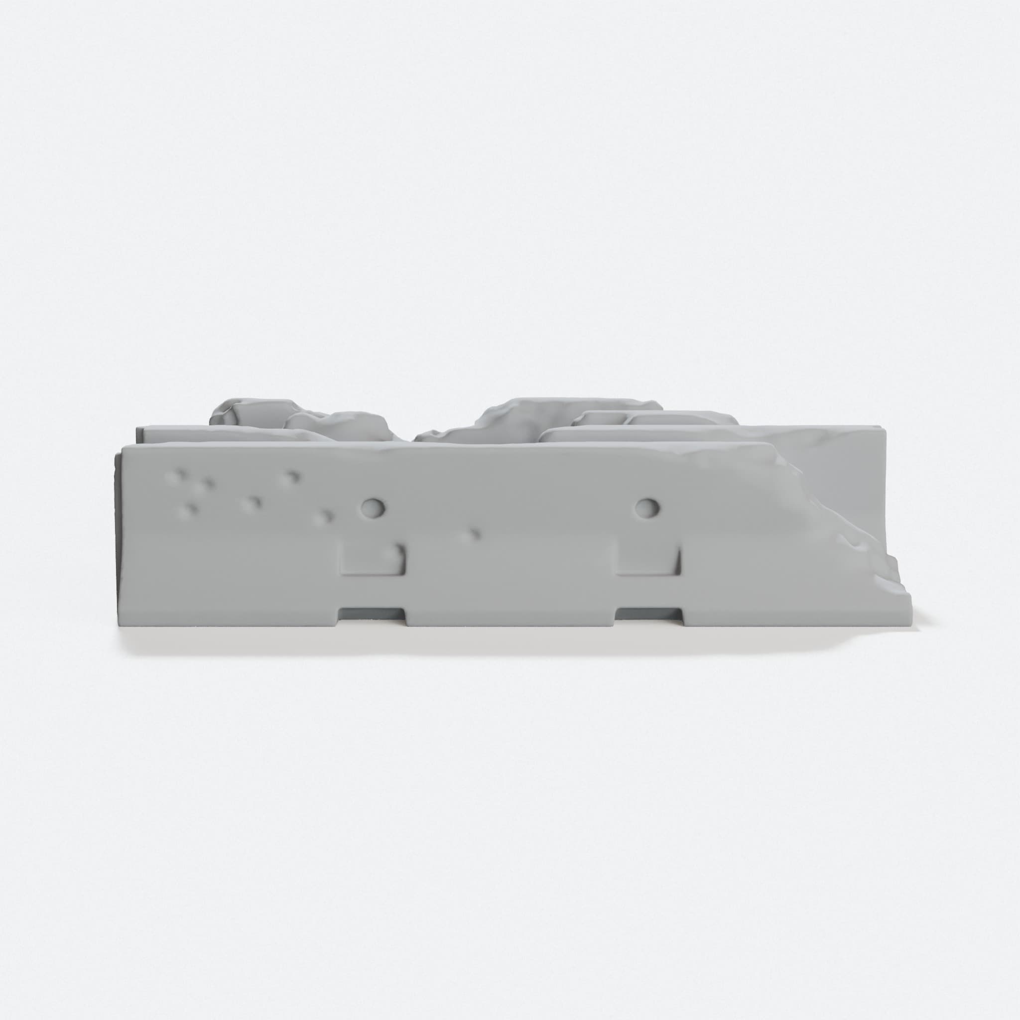 Jersey Barrier Terrain Set for 28mm Wargames