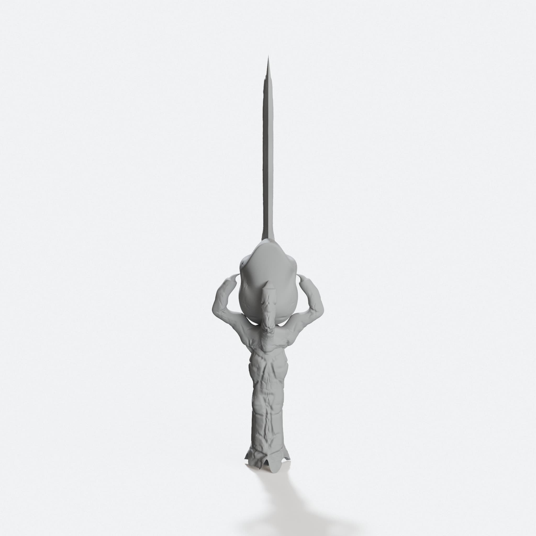 Warlock's Buttering Knife 3D Printed Toy