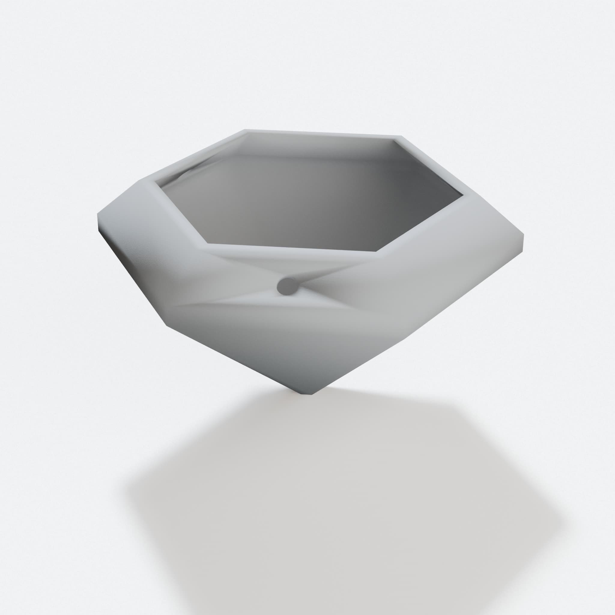 Diamond Hanging Planter – 3D Printed Home Decor