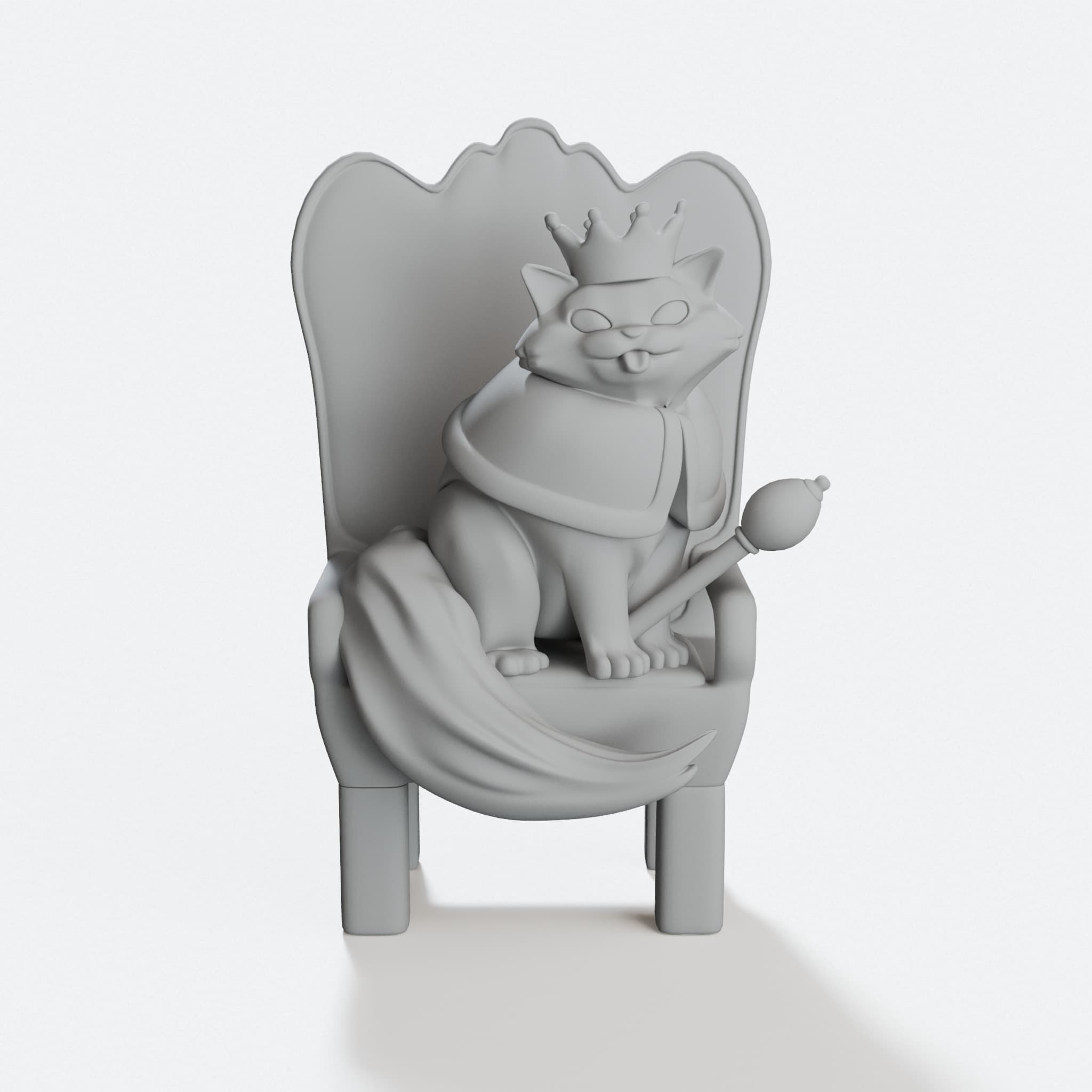 Cat Lord Tabletop Boss Miniature for D&D